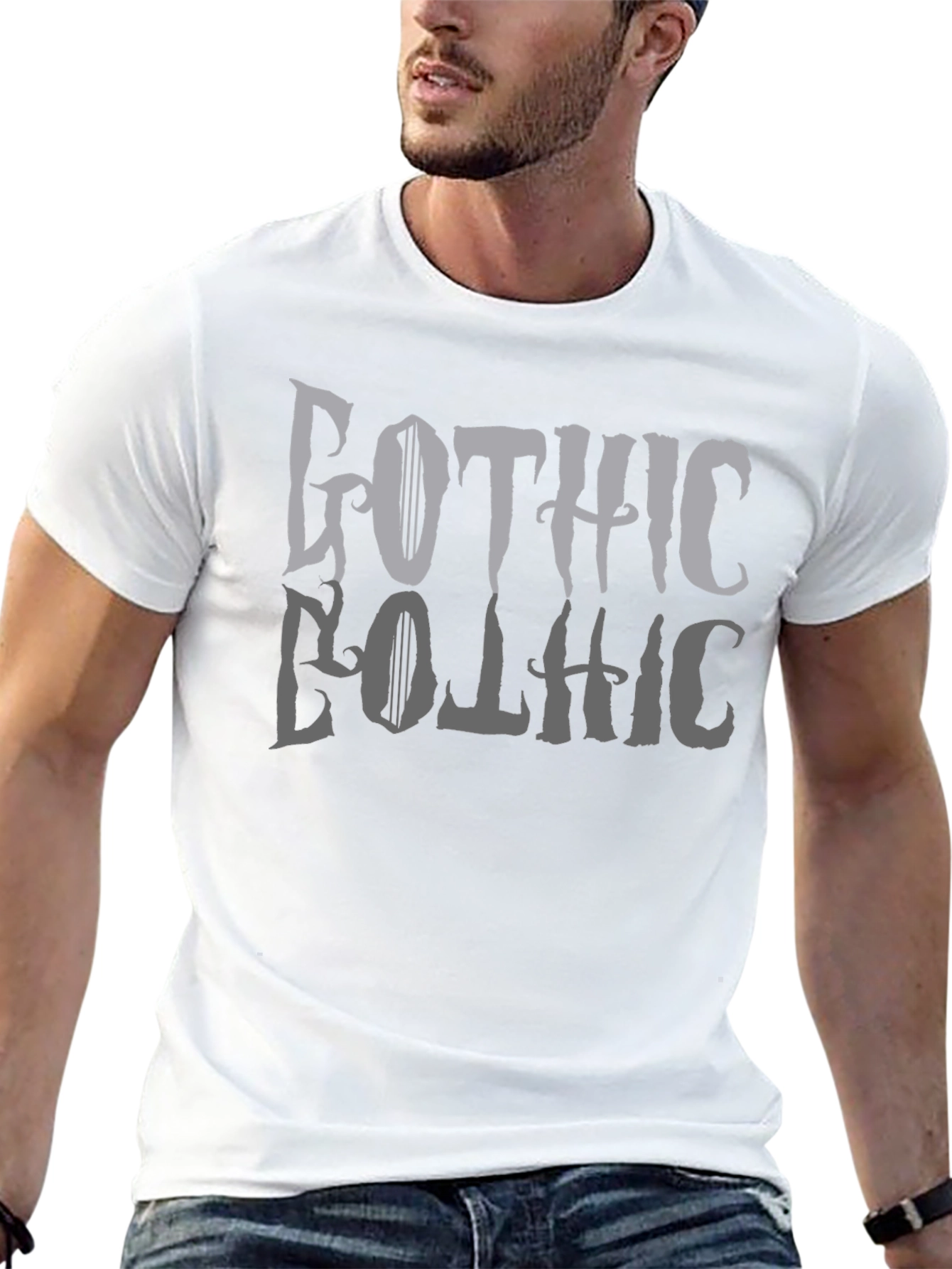 Gothic Style Mens Graphic Tee