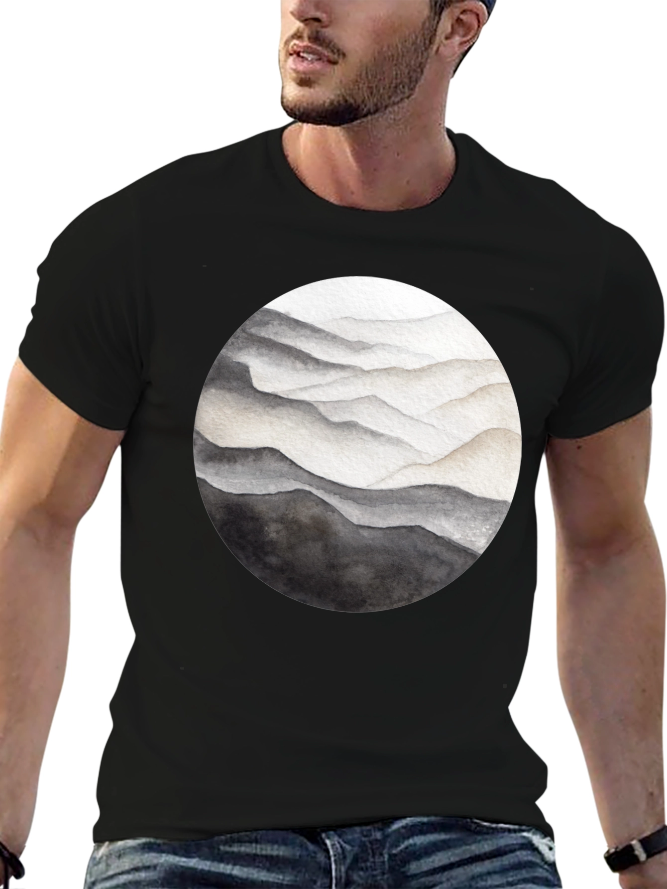 Watercolor Mountain Graphic Tee