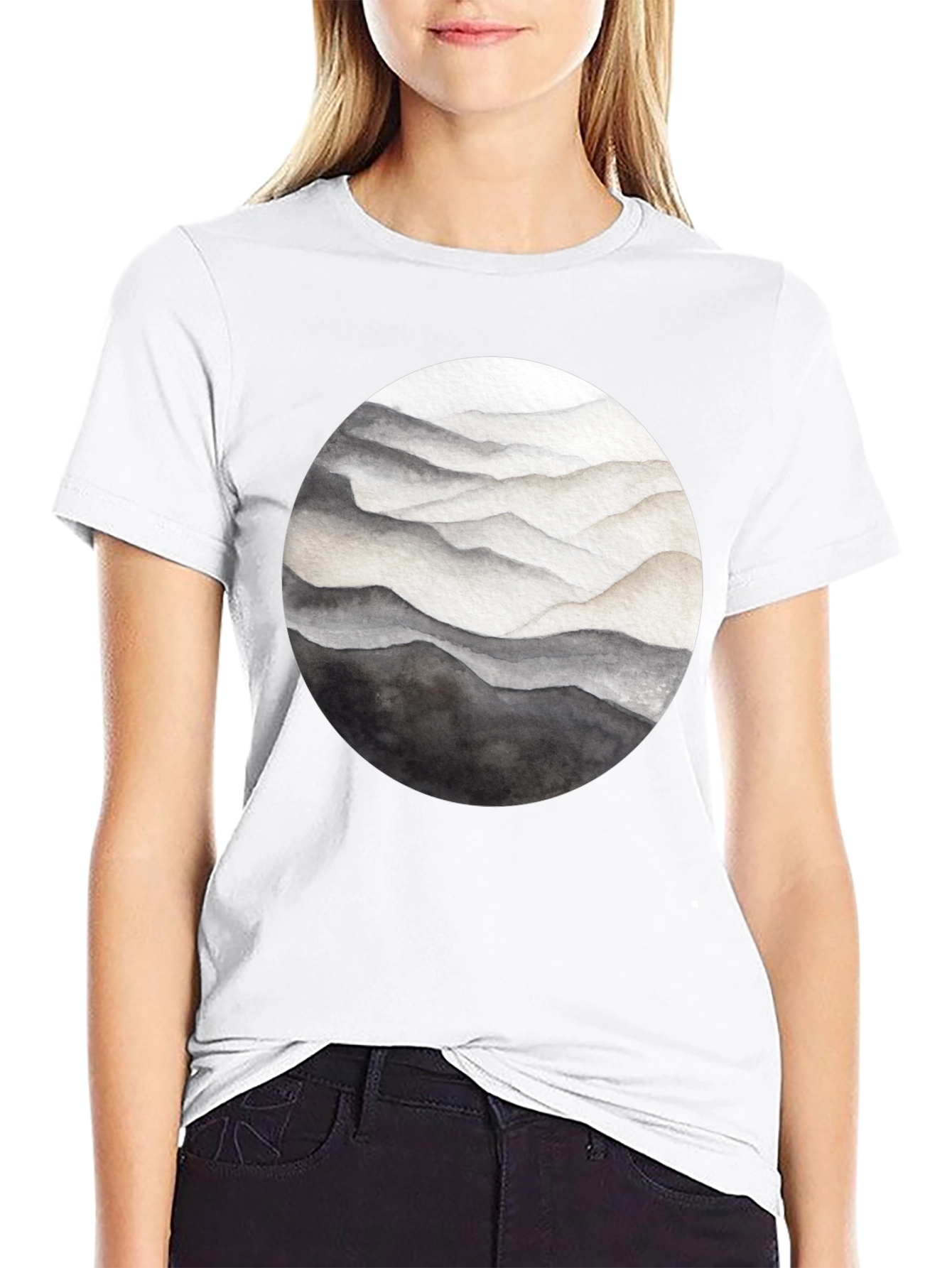 Watercolor Mountain Graphic Tee