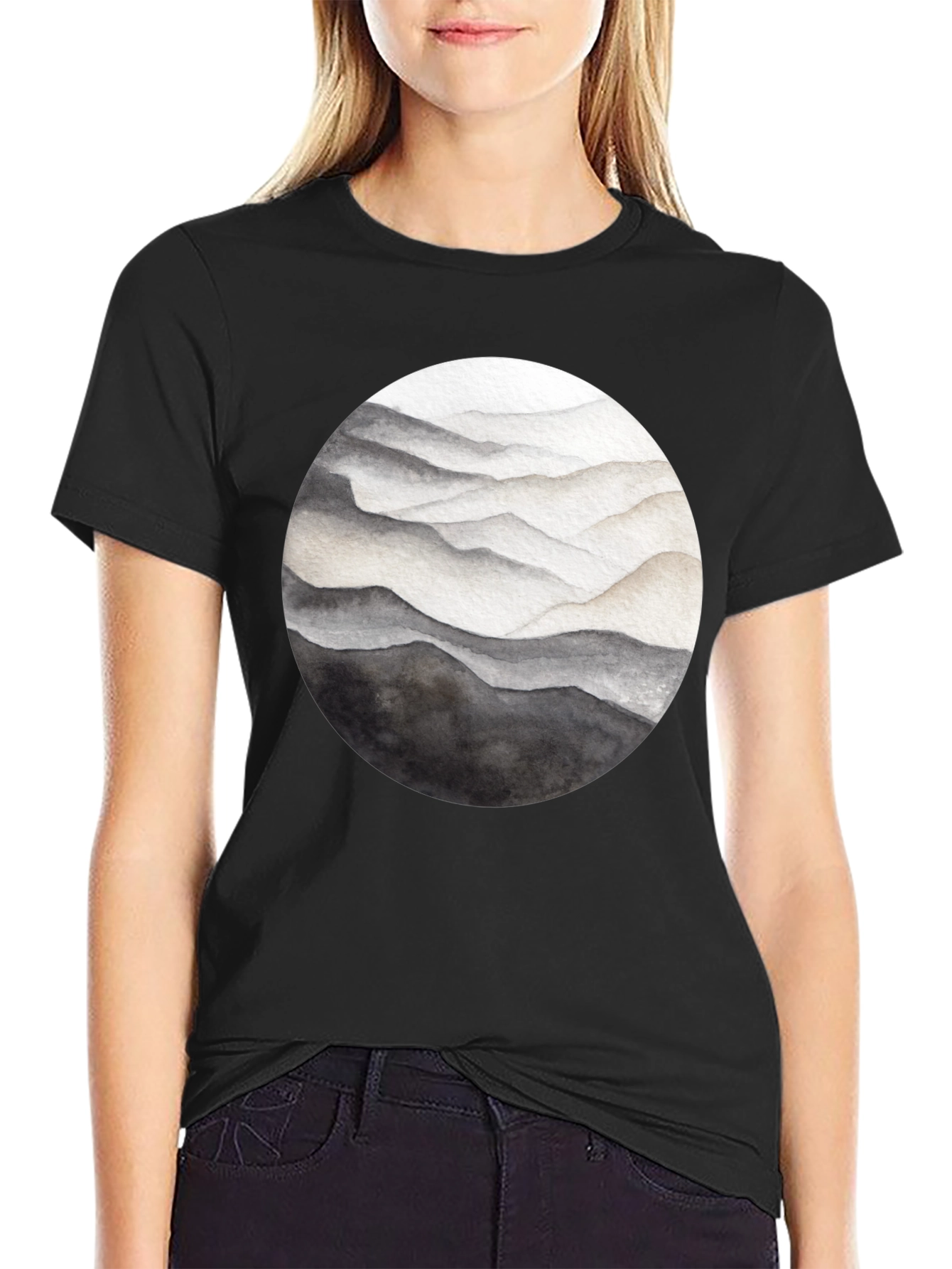 Watercolor Mountain Graphic Tee
