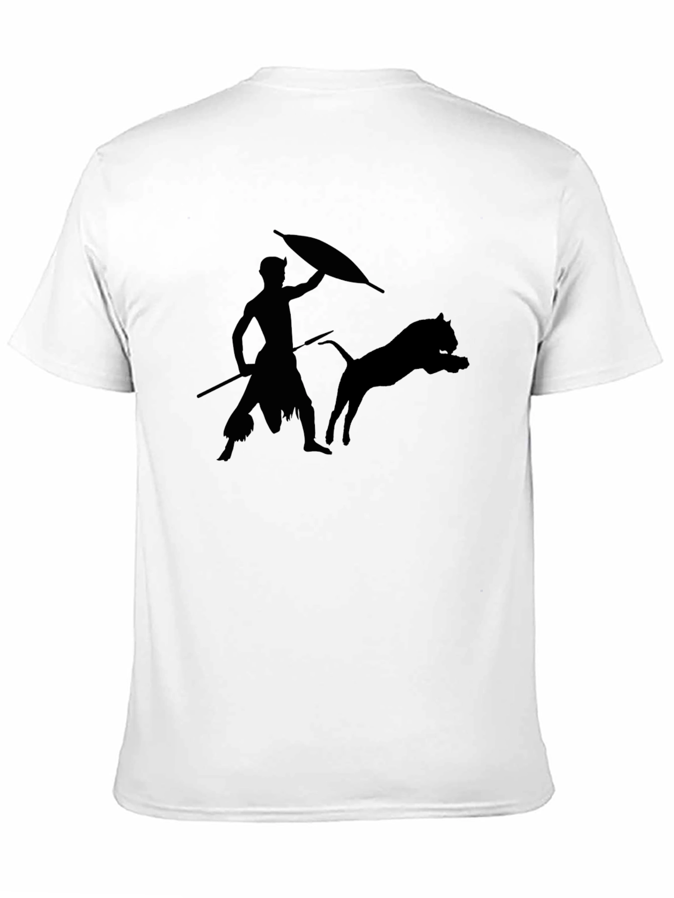 Warrior Silhouette Black T-Shirt