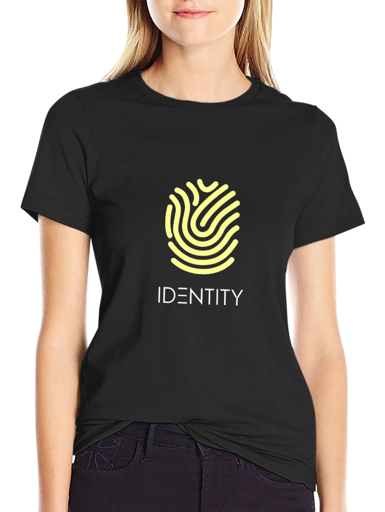Identity Fingerprint Graphic Tee - Premium Cotton Comfort