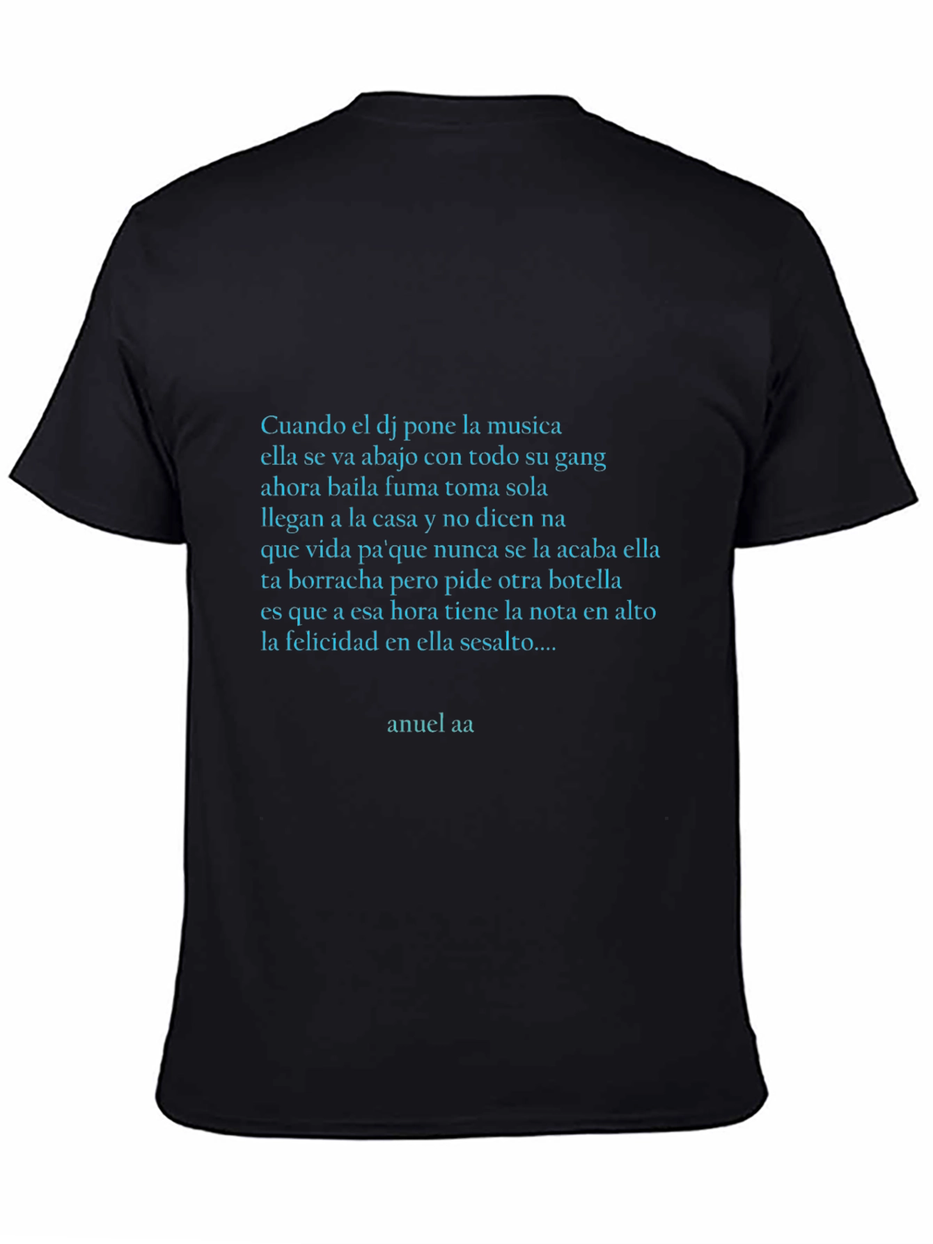 Anuel AA Lyric Tee - Urban Style