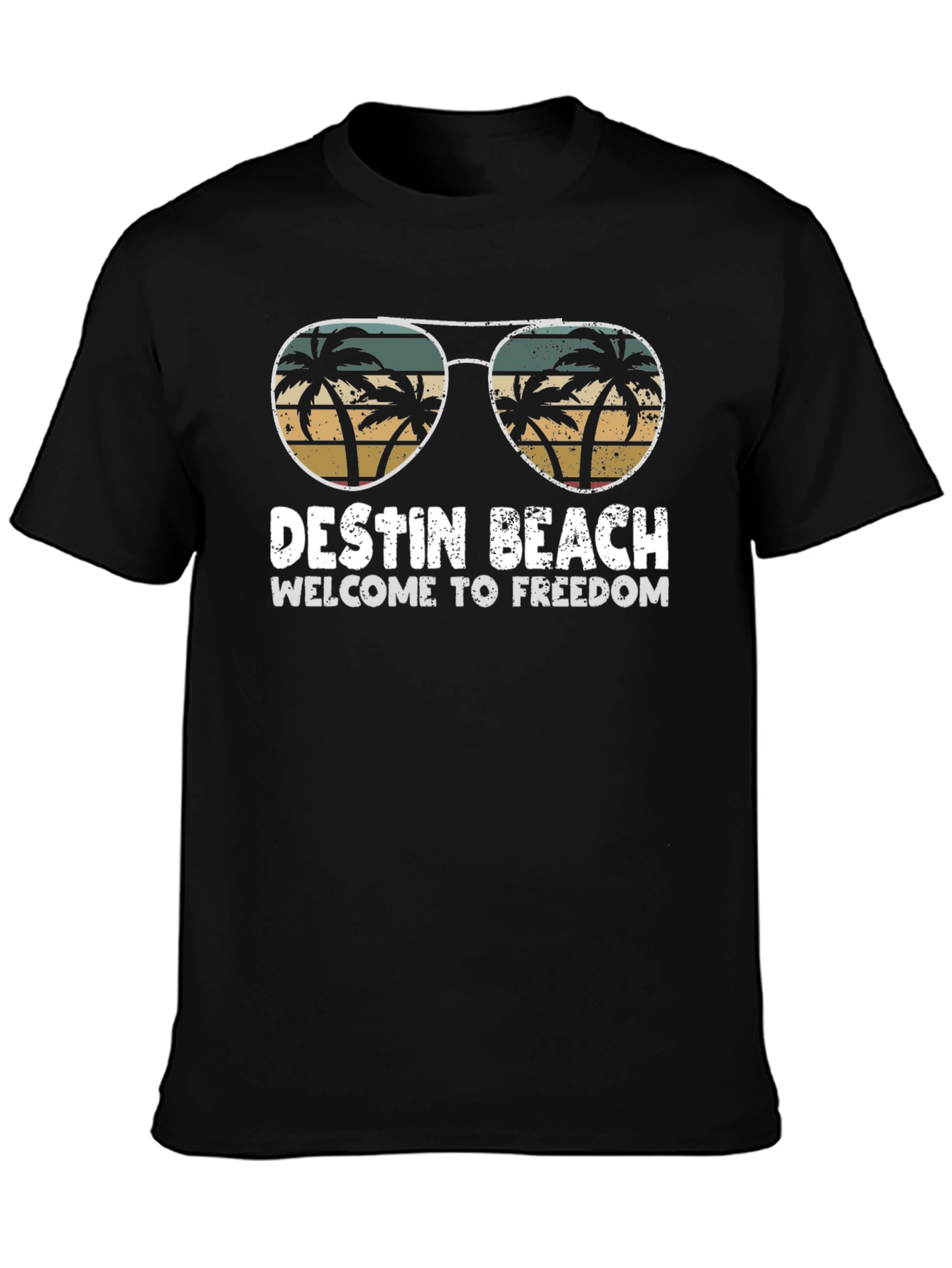 Destin Beach Sunglasses Graphic T-Shirt