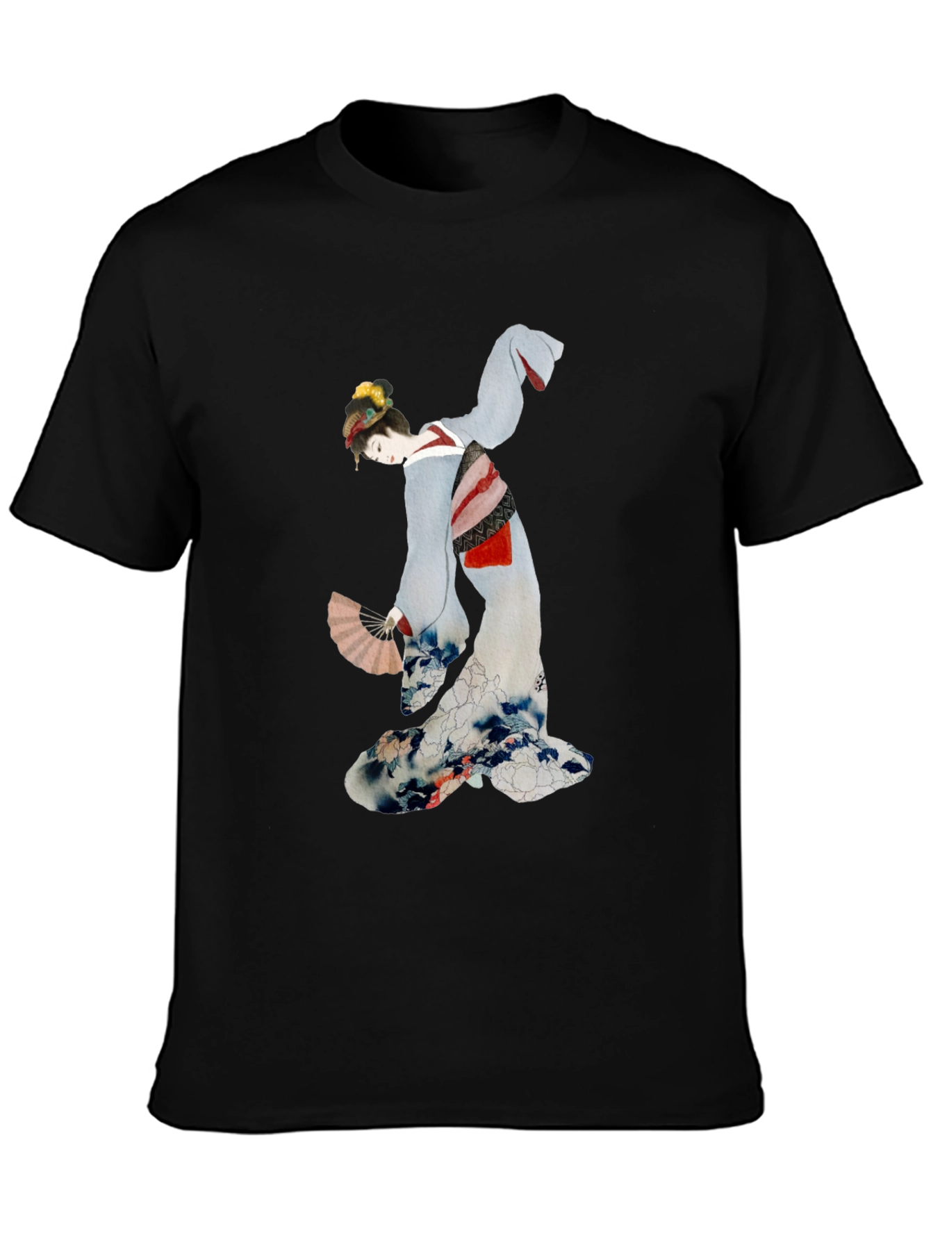Geisha Graphic Tee - Unique Japanese Art Shirt