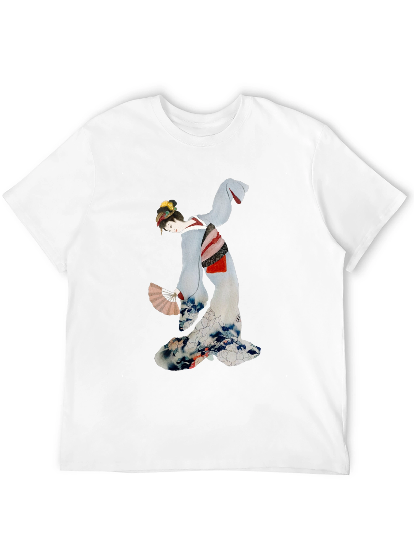 Geisha Graphic Tee - Unique Japanese Art Shirt