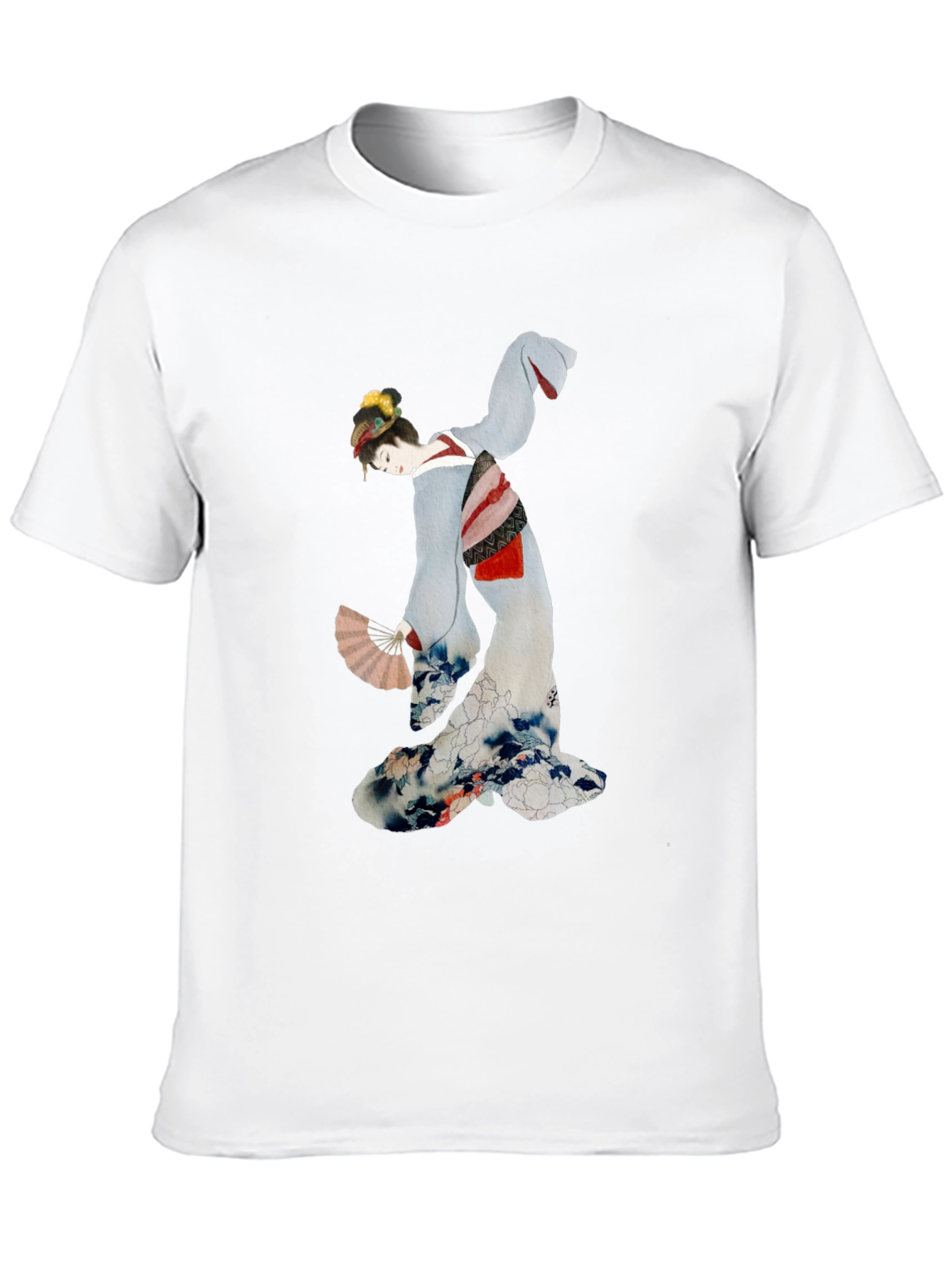 Geisha Graphic Tee - Unique Japanese Art Shirt