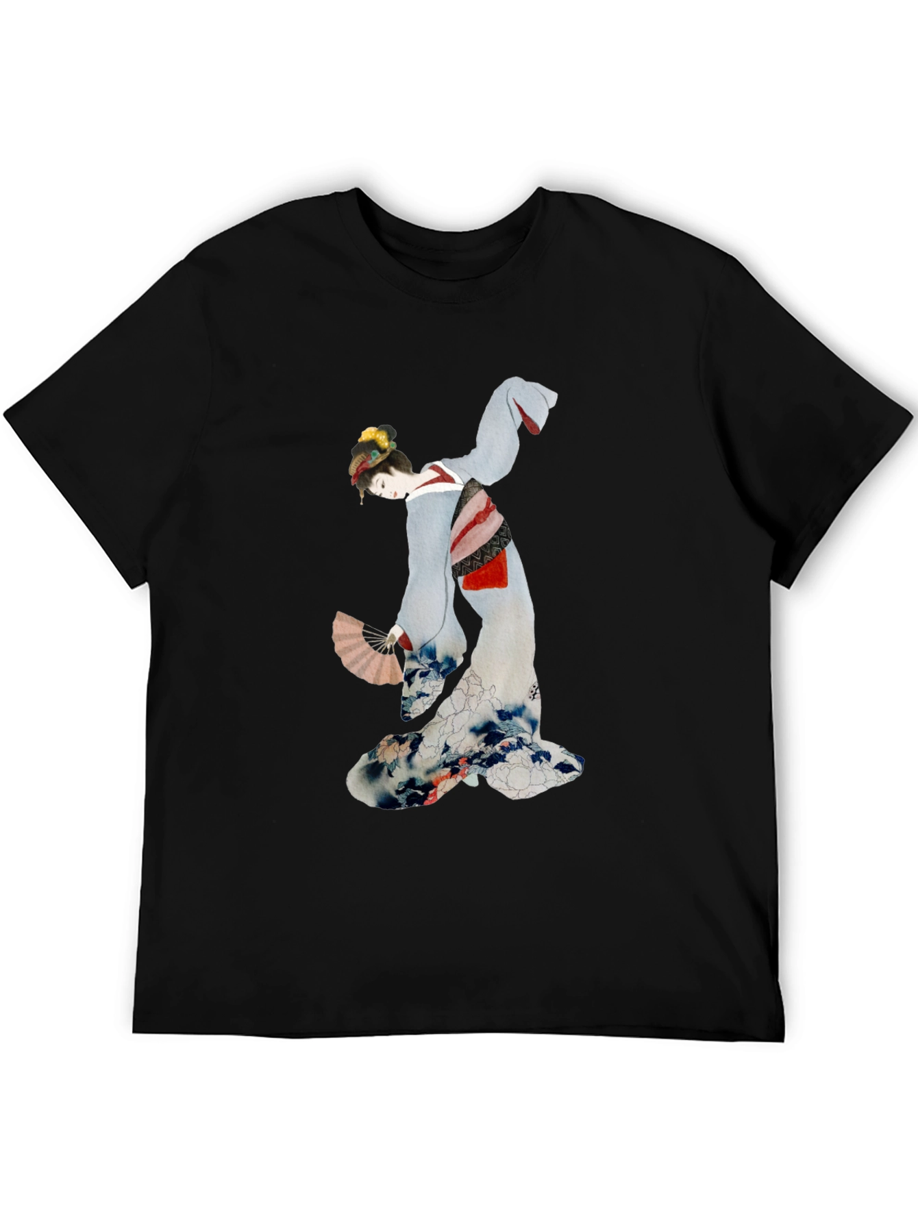 Geisha Graphic Tee - Unique Japanese Art Shirt