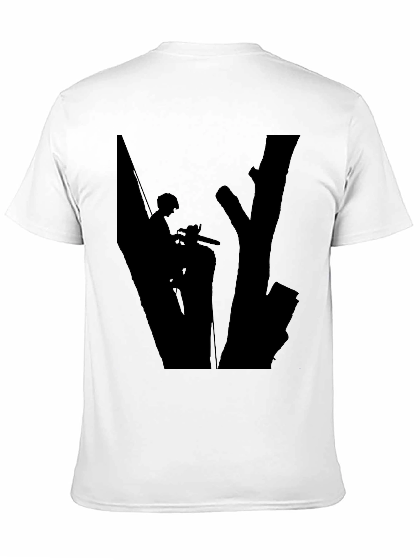 Arborist Silhouette Graphic Tee - Black