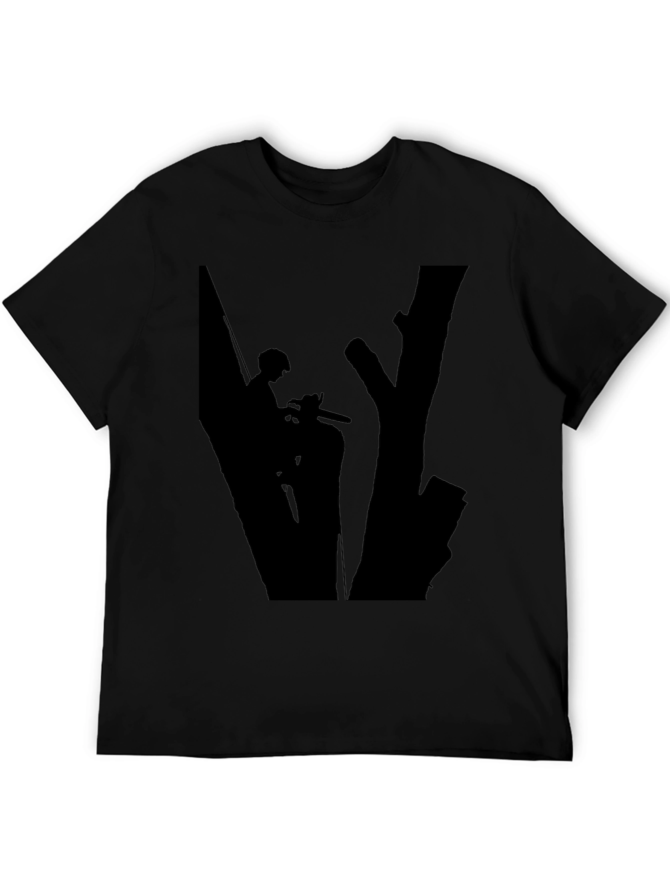 Arborist Silhouette Graphic Tee - Black