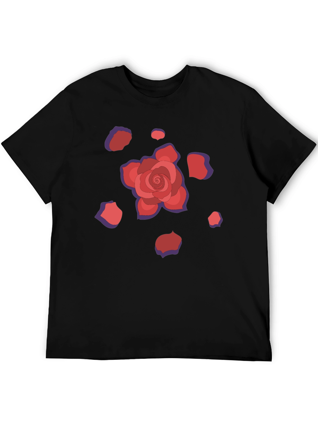Rose Petal Graphic T-Shirt