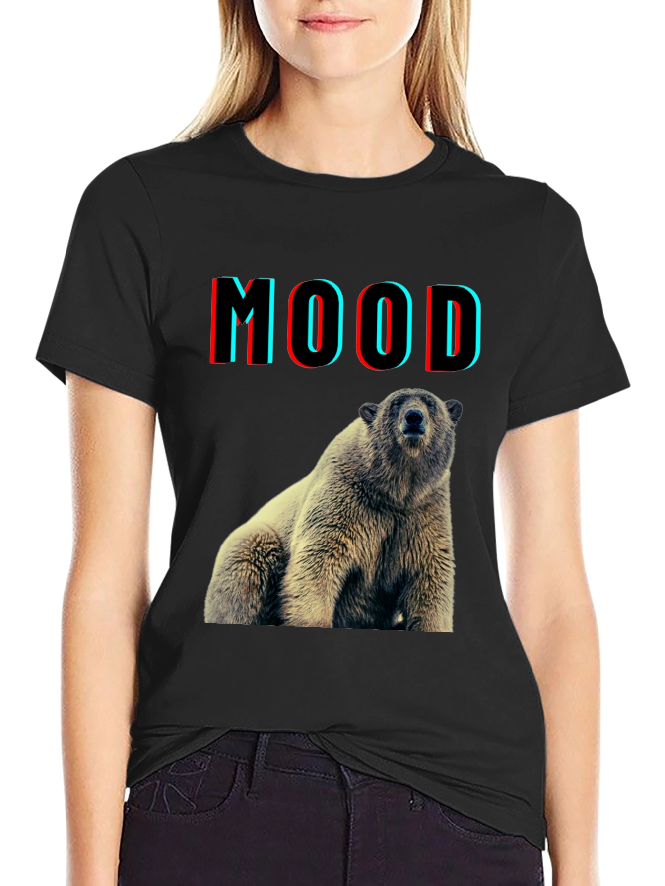 Bear Mood Graphic T-Shirt