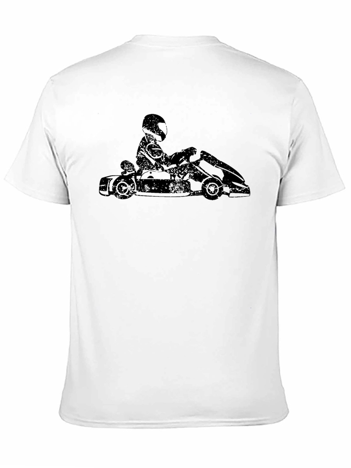 Go Kart Racer Black T-Shirt - Racing Kart Tee