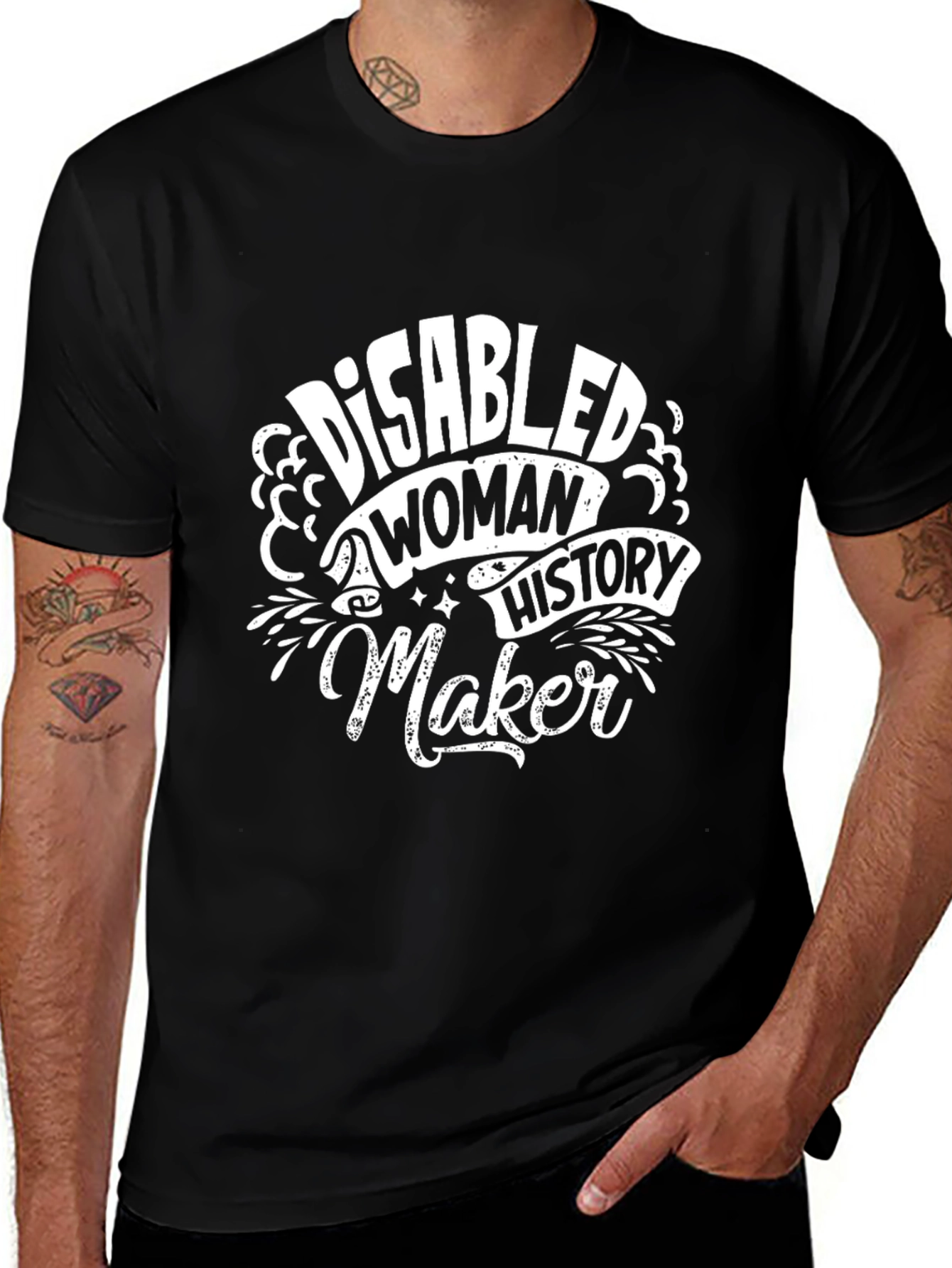 Disabled Woman History Maker Graphic Tee