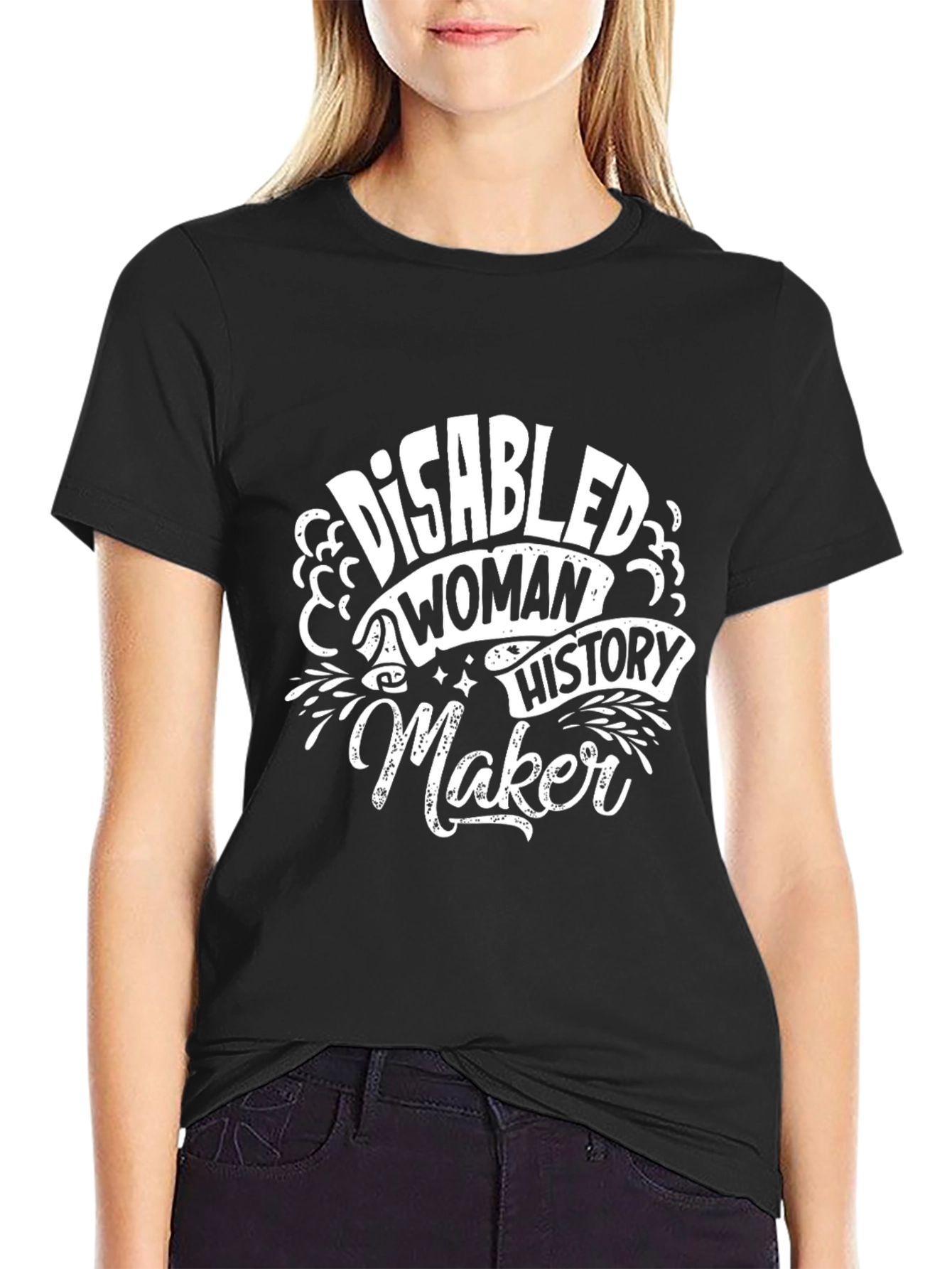 Disabled Woman History Maker Graphic Tee