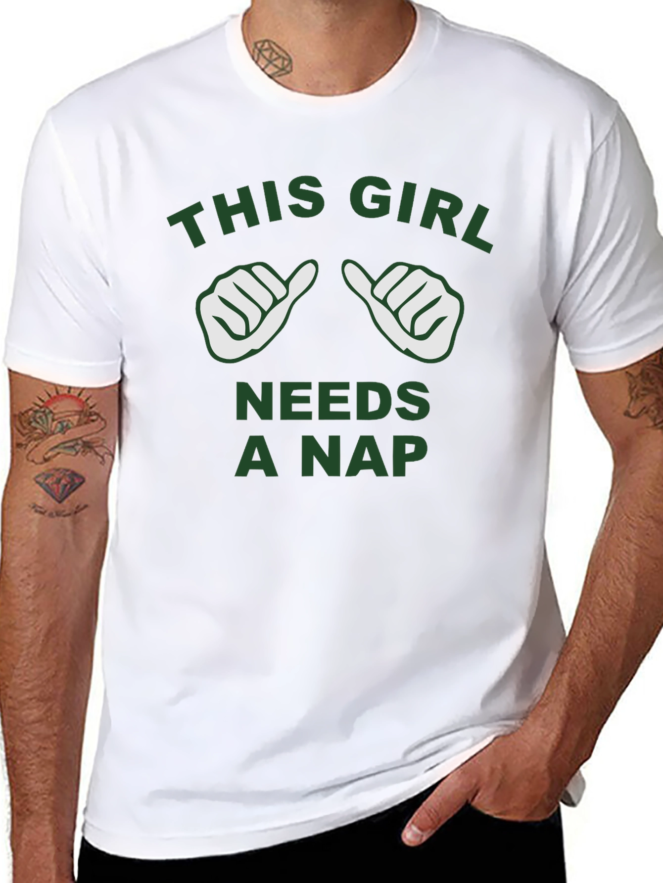 This Girl Needs a Nap Graphic T-Shirt