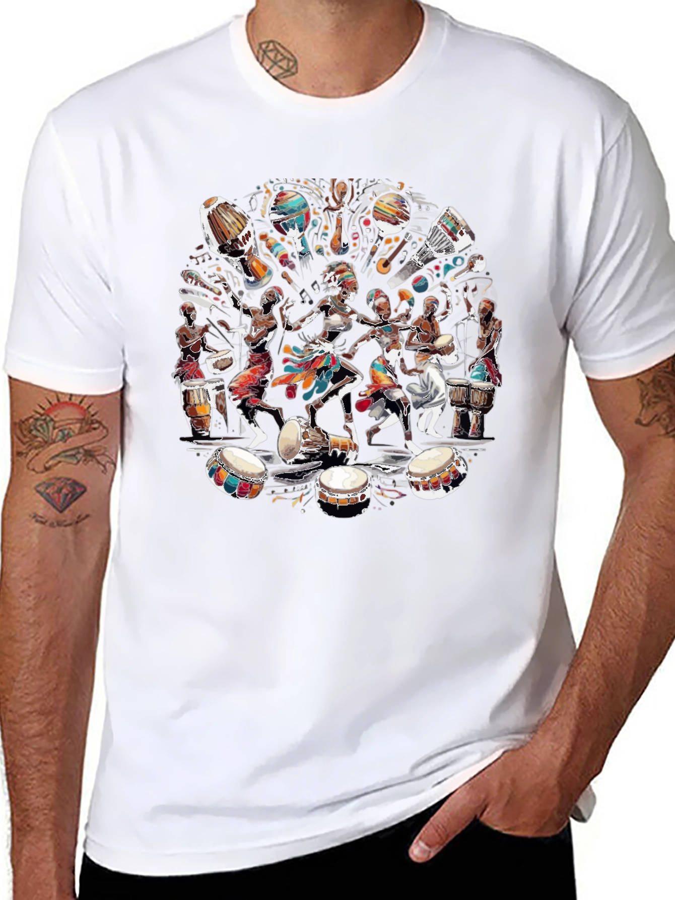 African Drumming T-Shirt