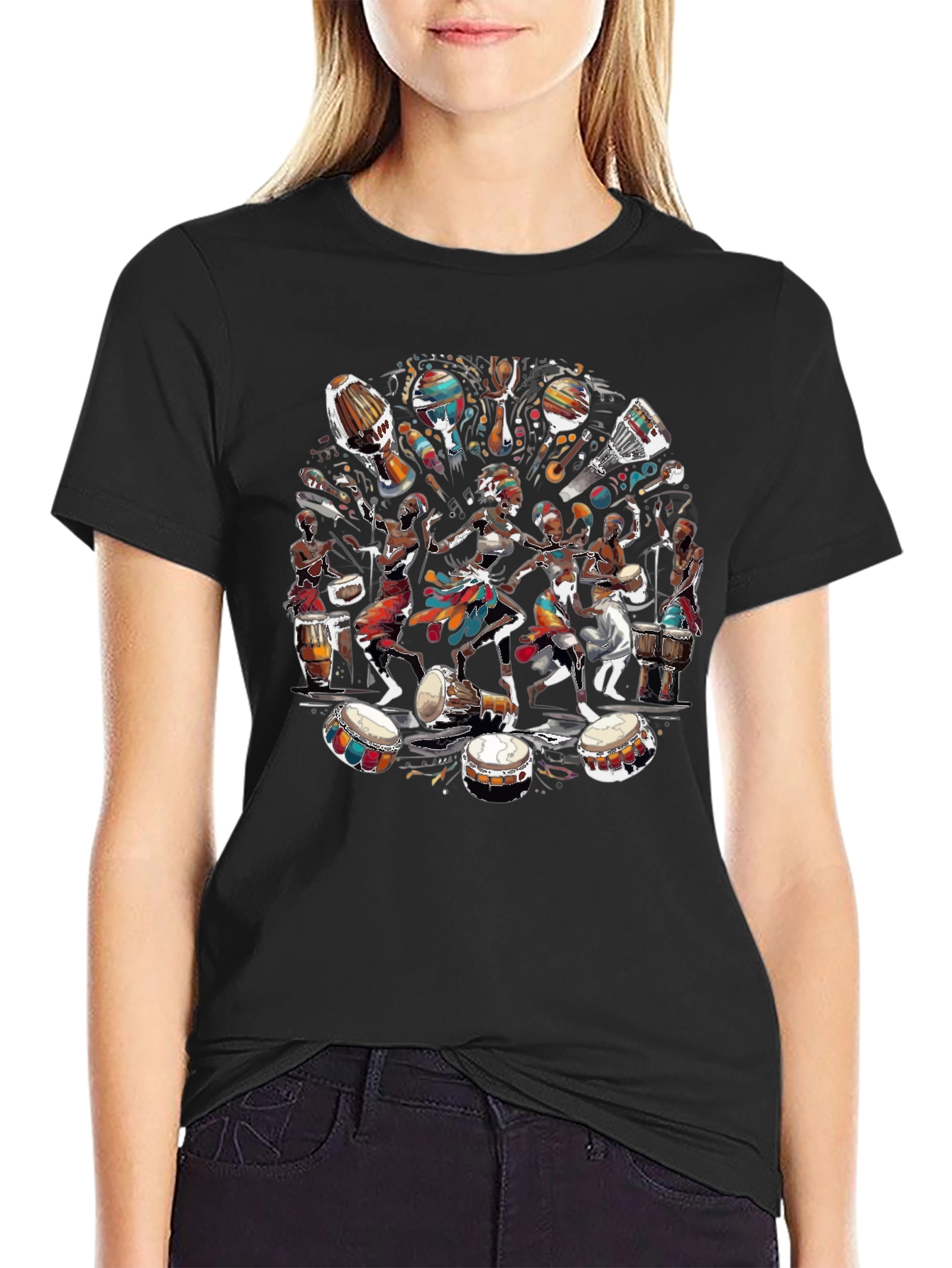 African Drumming T-Shirt