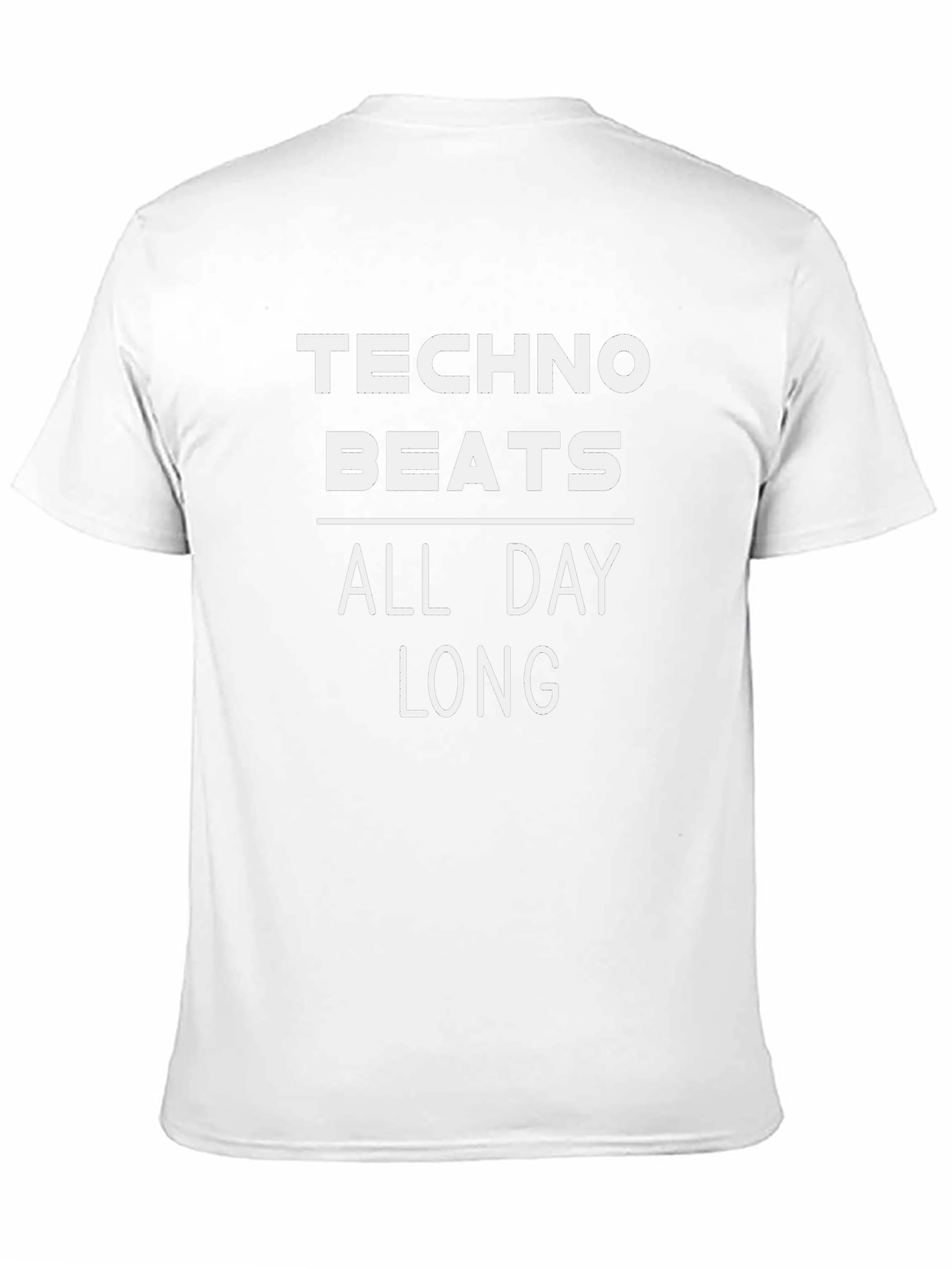 Techno Beats All Day Long Graphic T-Shirt