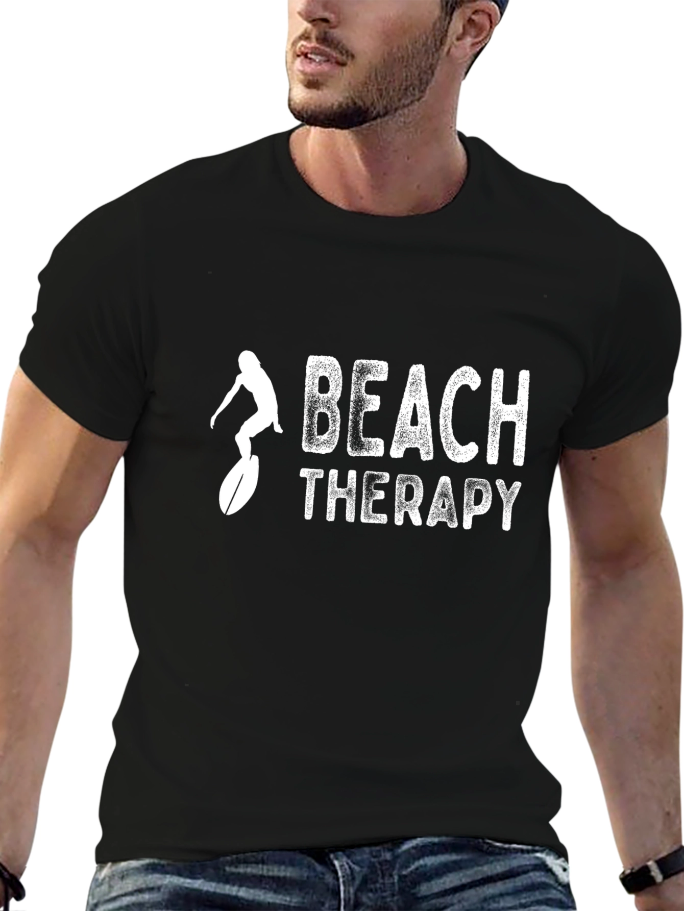 Beach Therapy Graphic Tee - Surfing T-Shirt