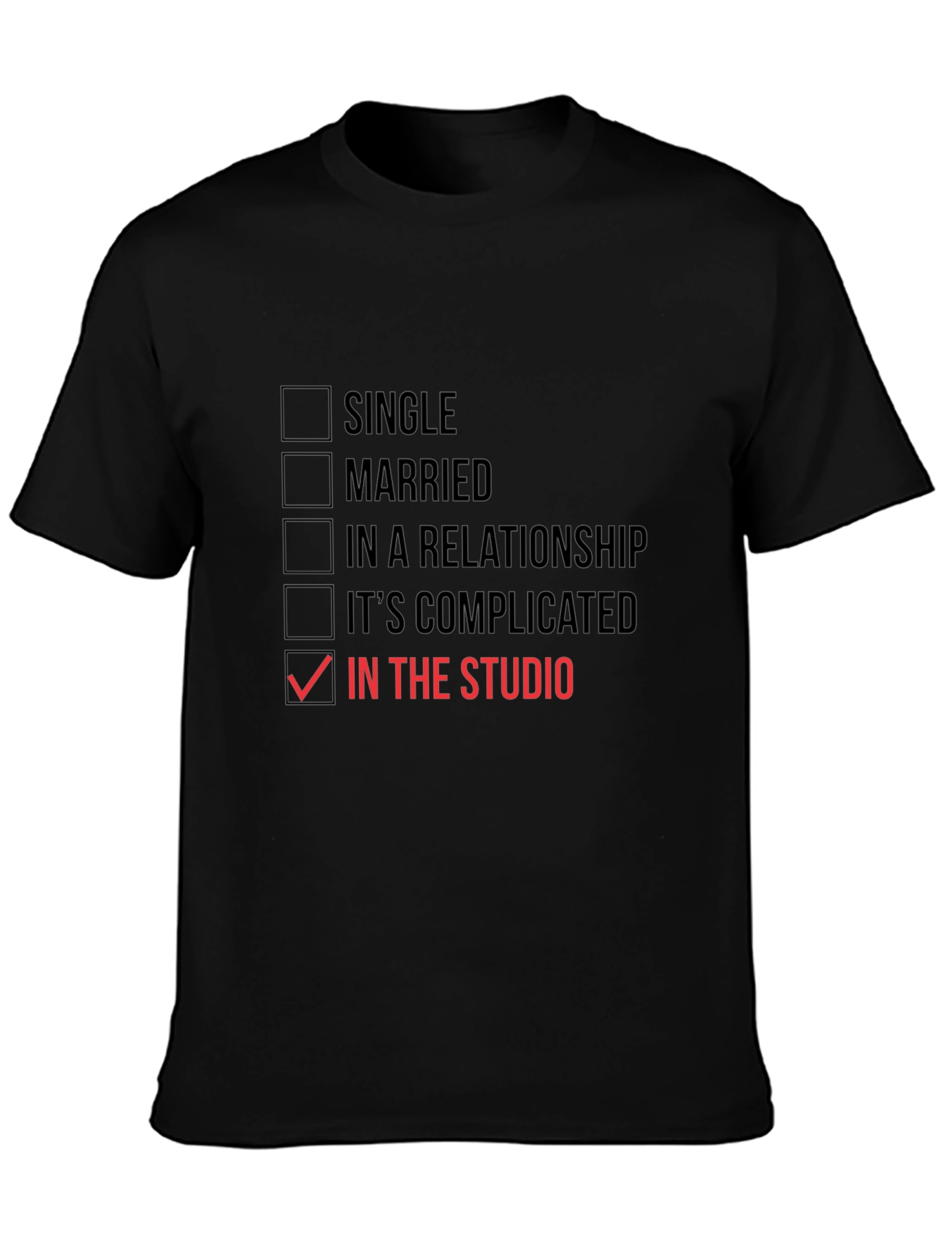 In The Studio T-Shirt - Musician Humor Tee