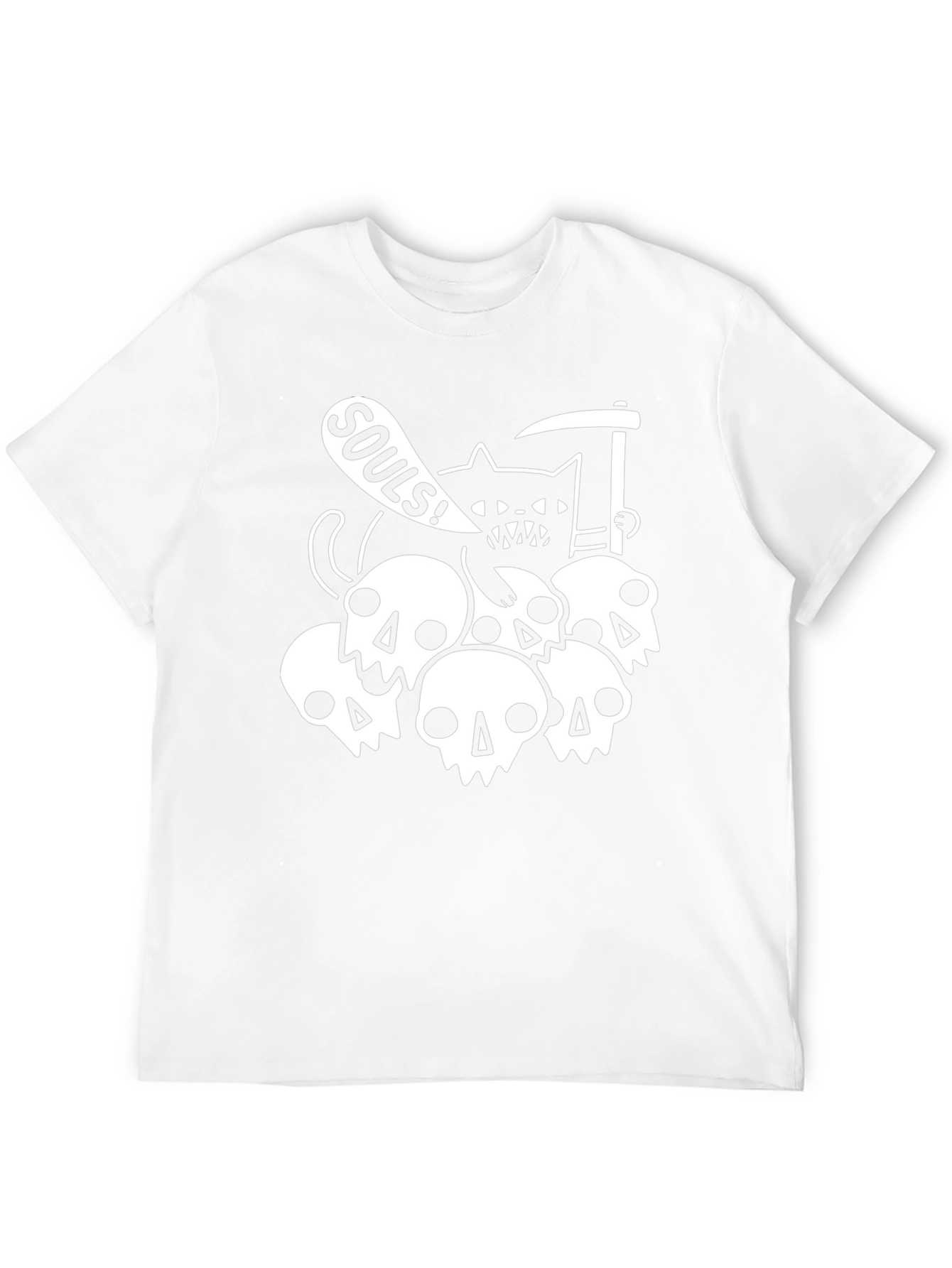 Grim Reaper Cat T-Shirt - Souls