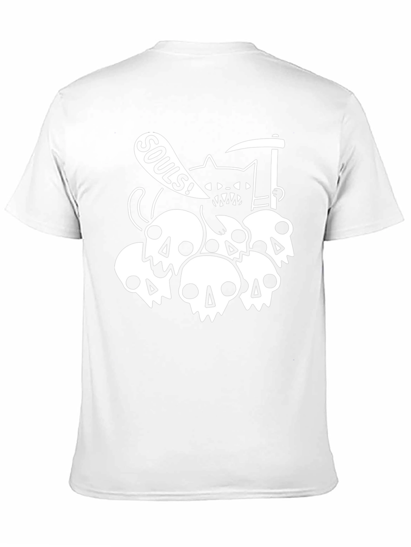 Grim Reaper Cat T-Shirt - Souls