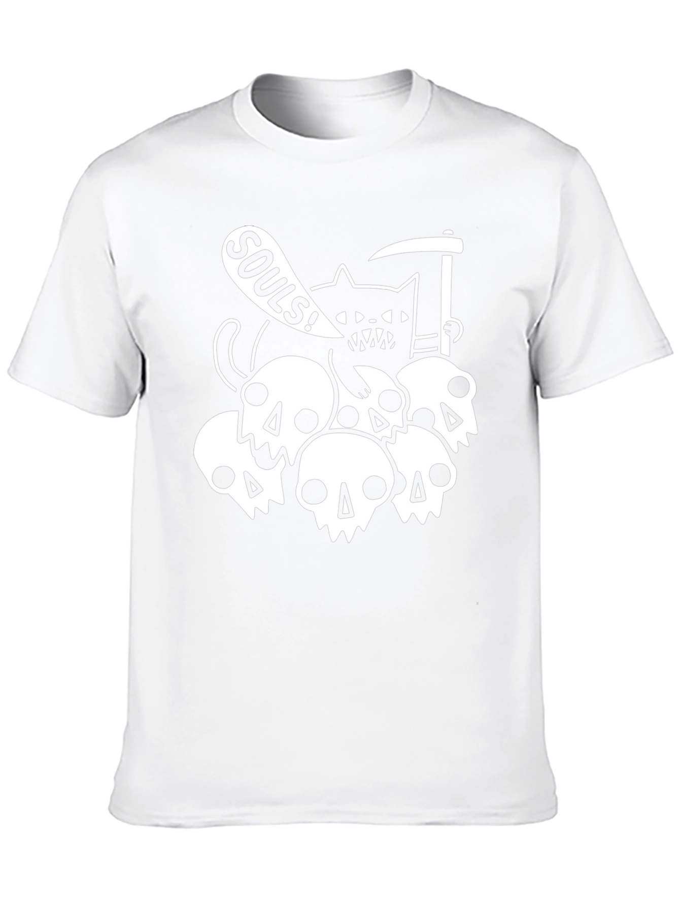 Grim Reaper Cat T-Shirt - Souls