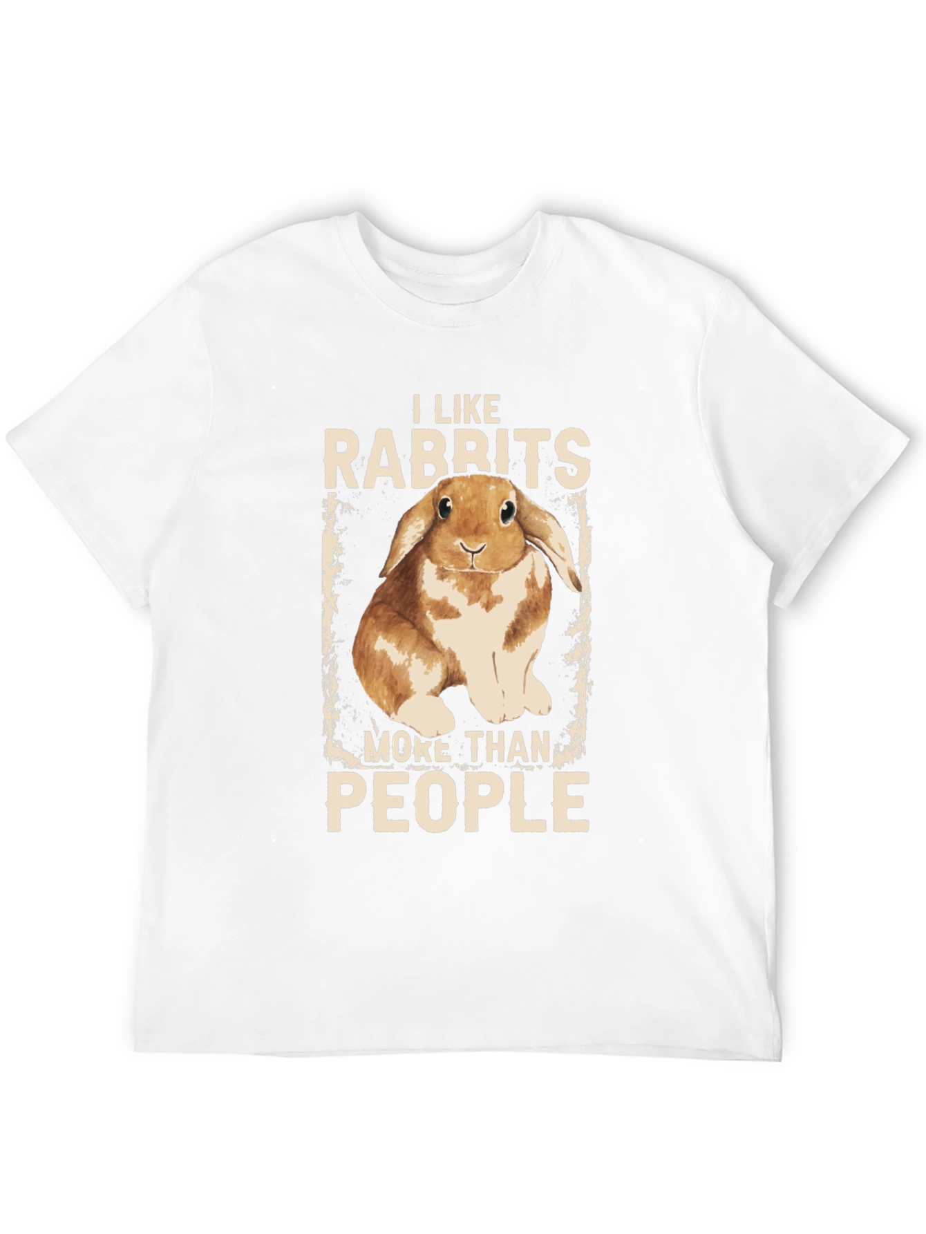 I Like Rabbits More Than People T-Shirt