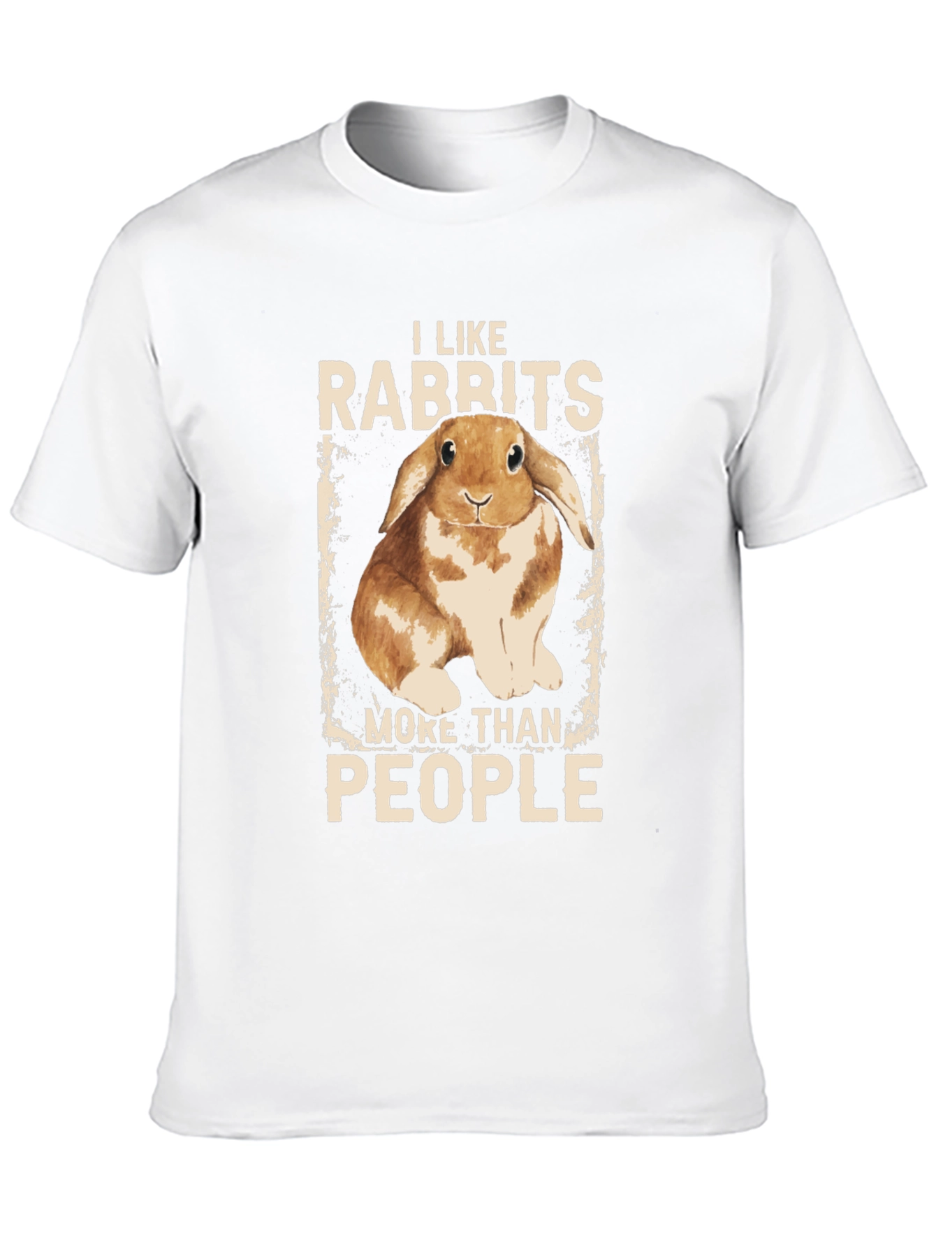 I Like Rabbits More Than People T-Shirt