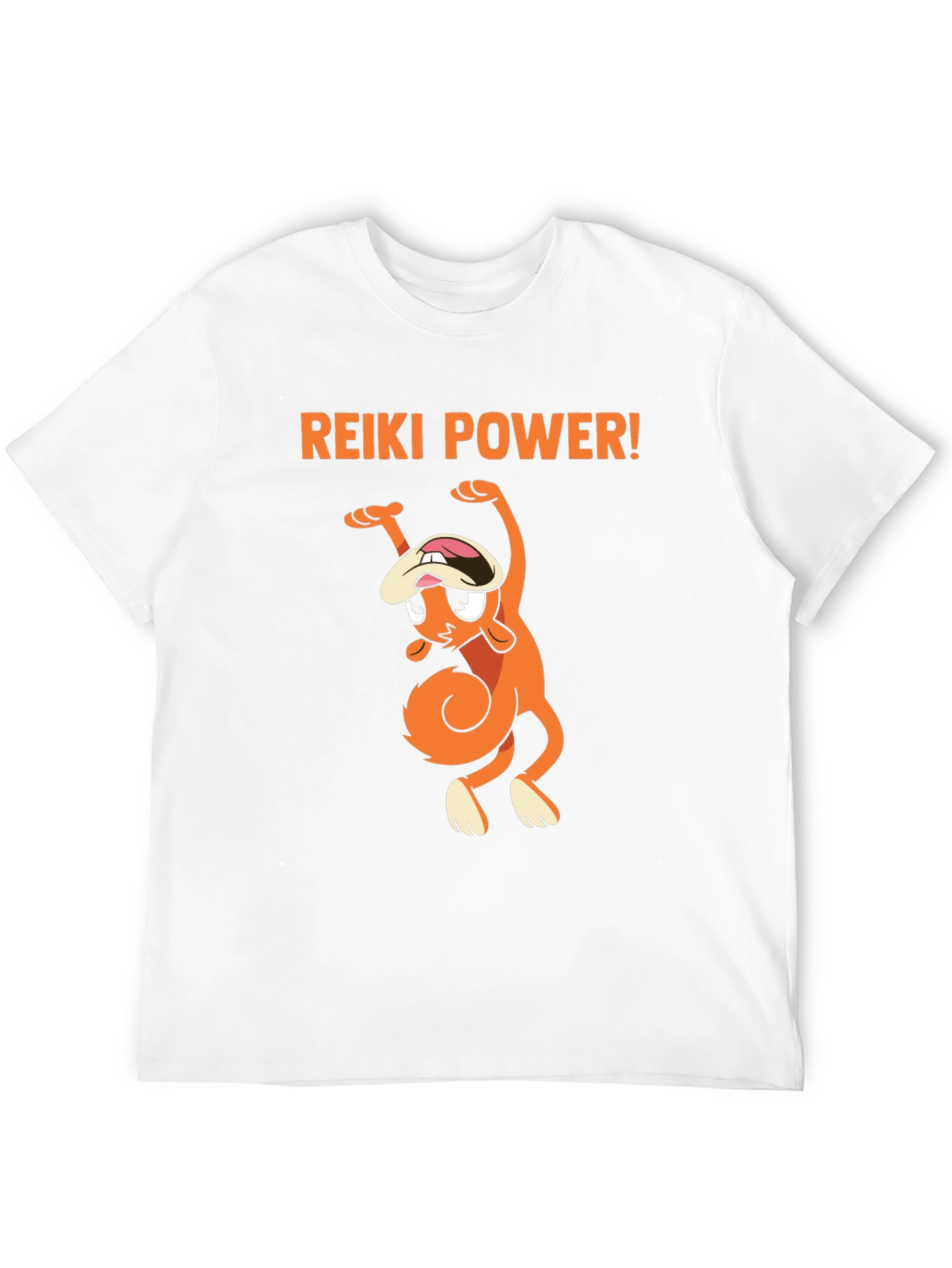 Reiki Power Cartoon Graphic T-Shirt