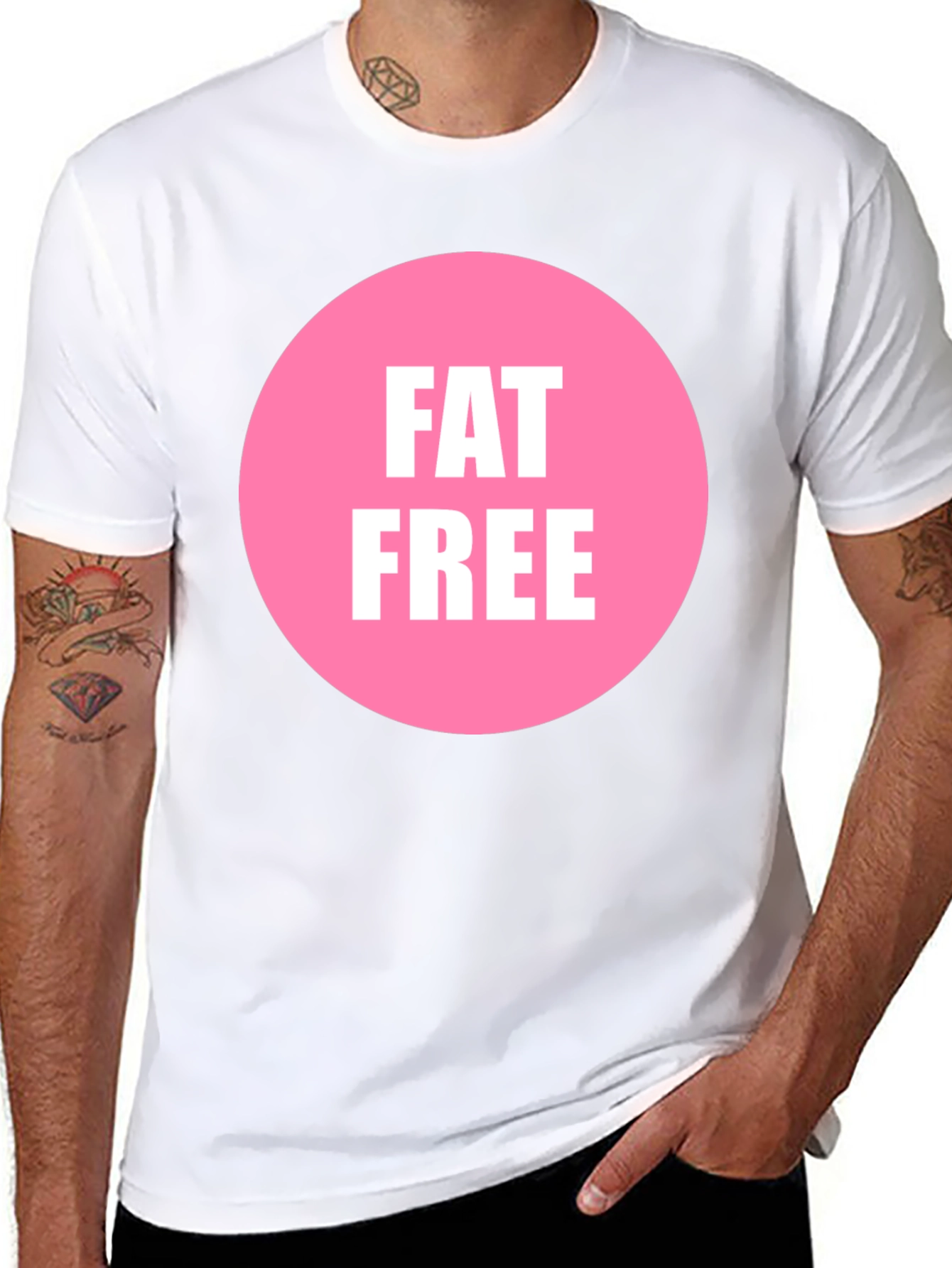Fat Free Graphic Tee - Unisex Black T-Shirt