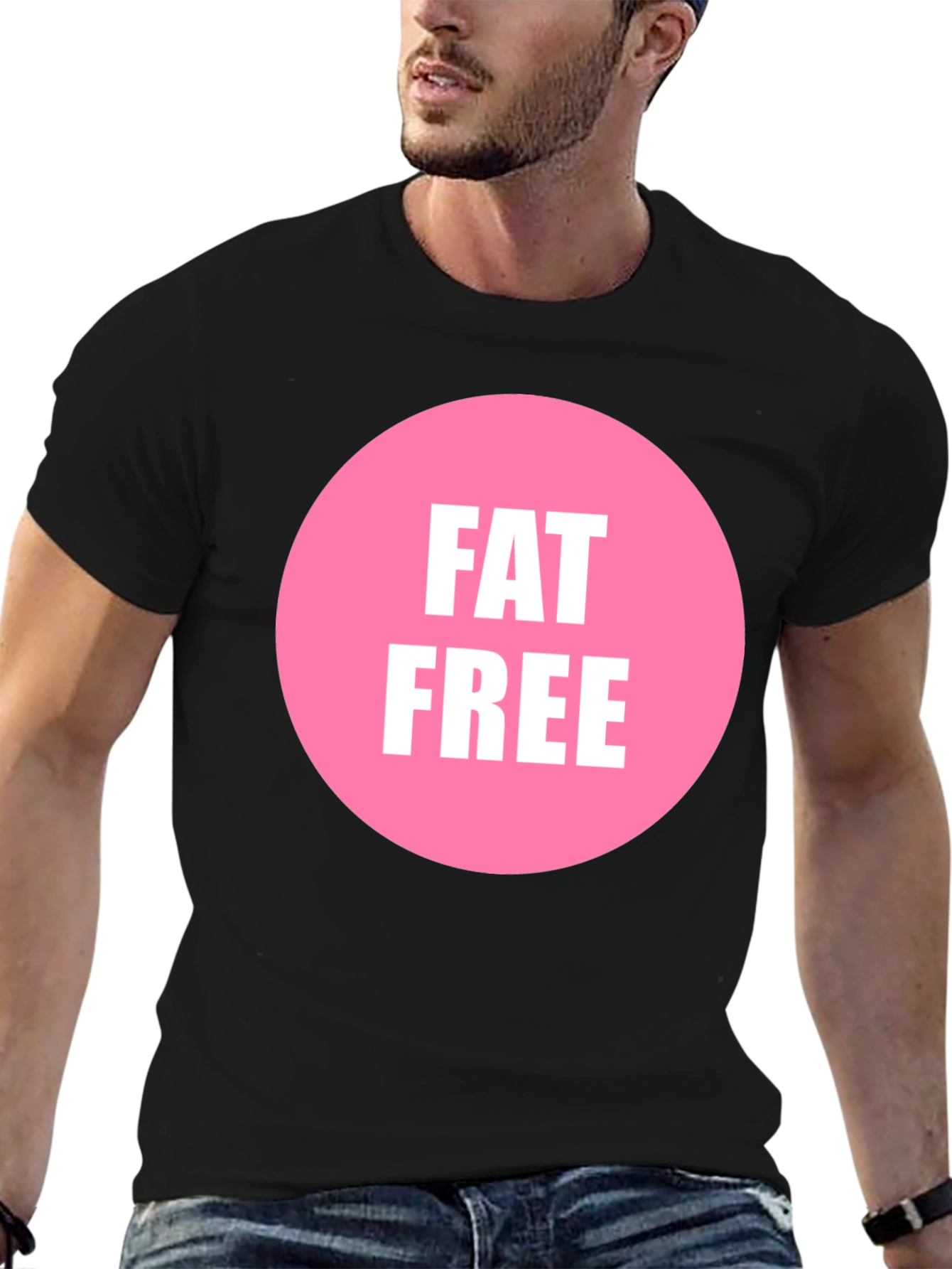 Fat Free Graphic Tee - Unisex Black T-Shirt