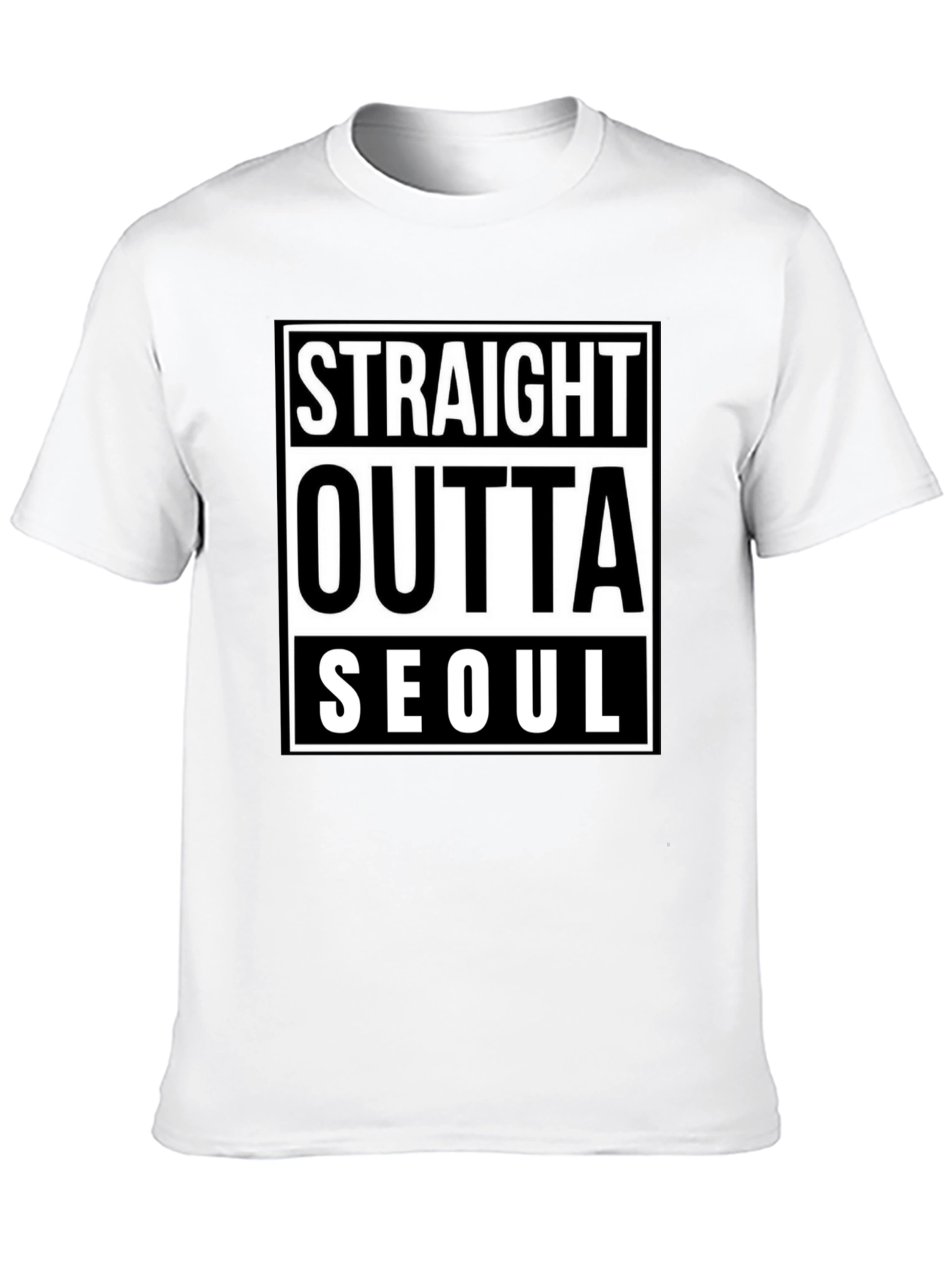 Straight Outta Seoul Black T-Shirt
