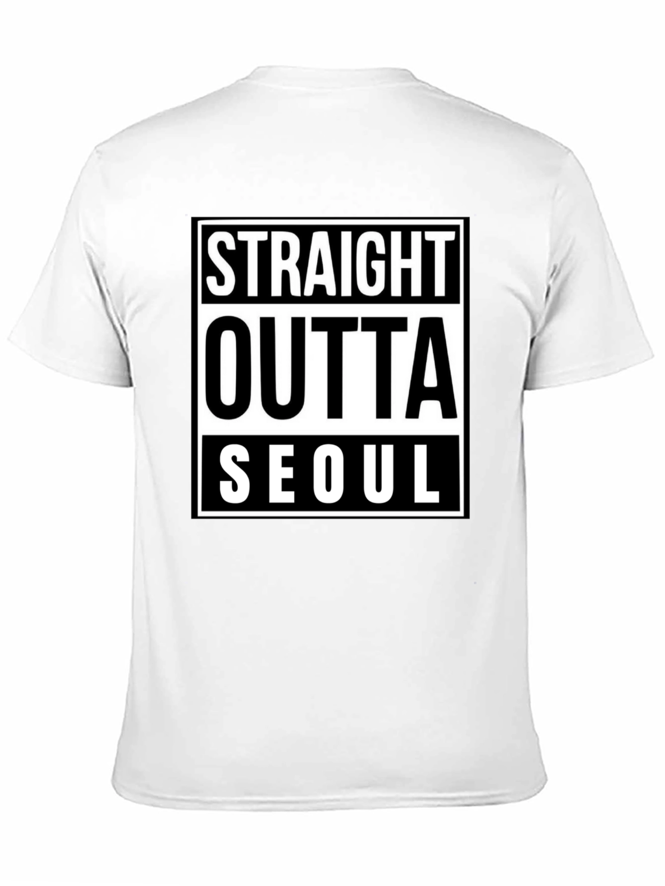 Straight Outta Seoul Black T-Shirt