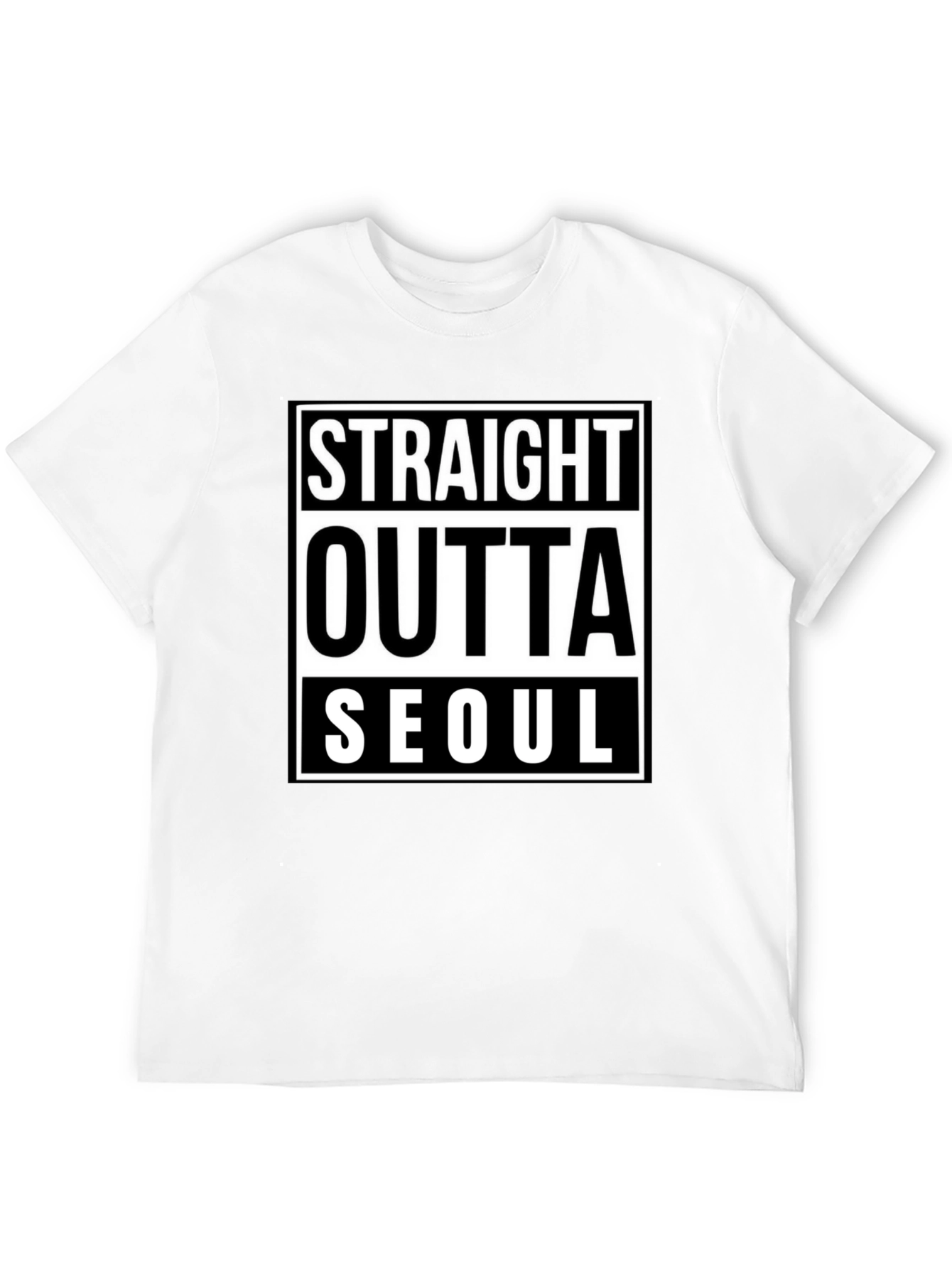 Straight Outta Seoul Black T-Shirt