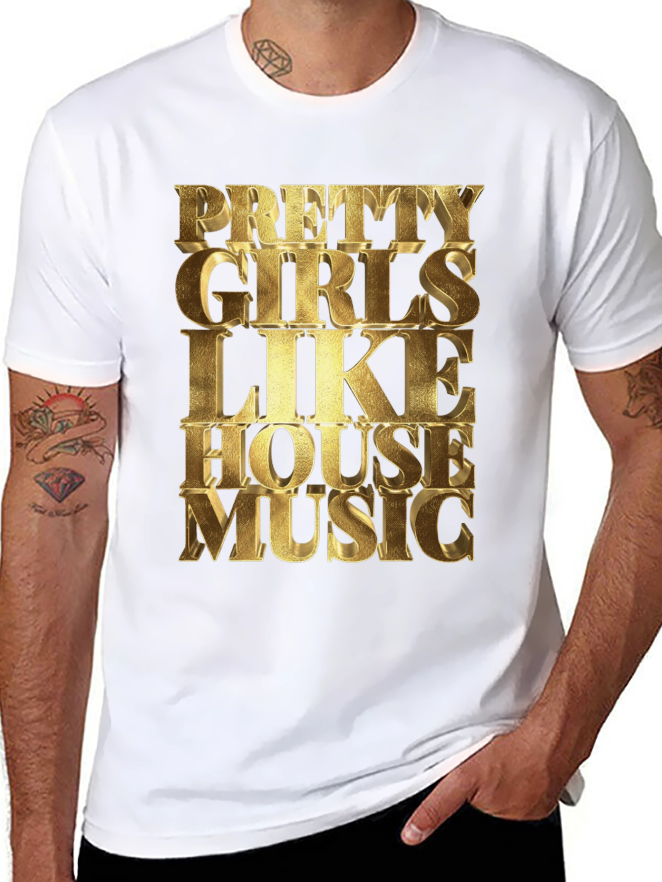 Pretty Girls Like House Music T-Shirt