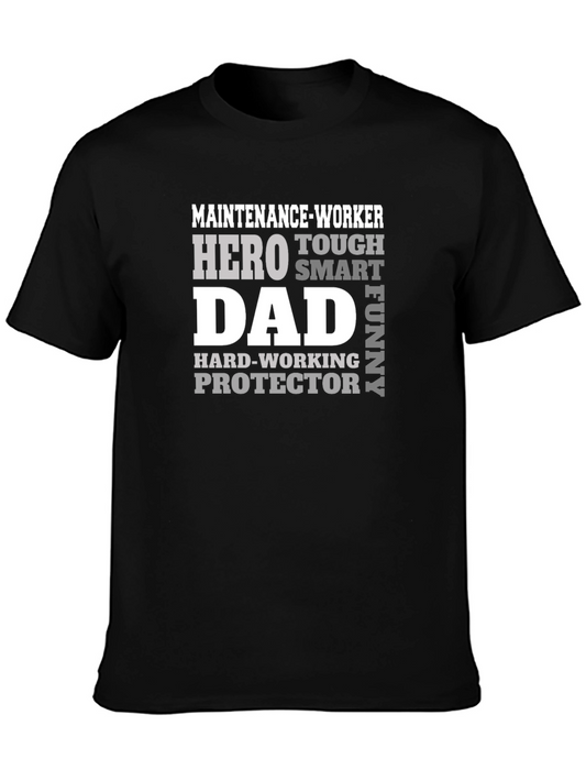 Maintenance Worker Dad Graphic T-Shirt
