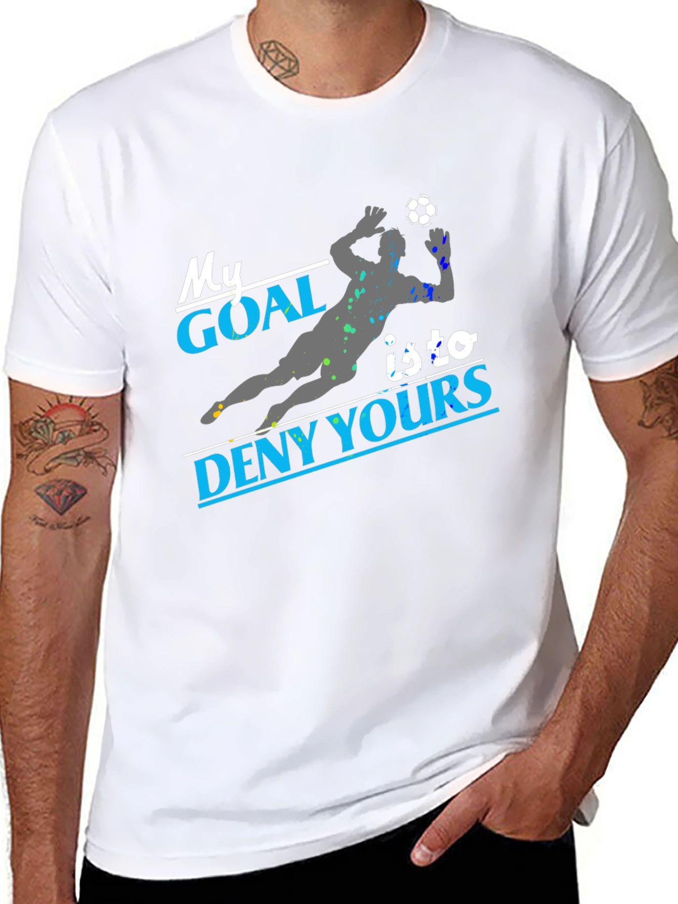 My Goal Is To Deny Yours Soccer T-Shirt