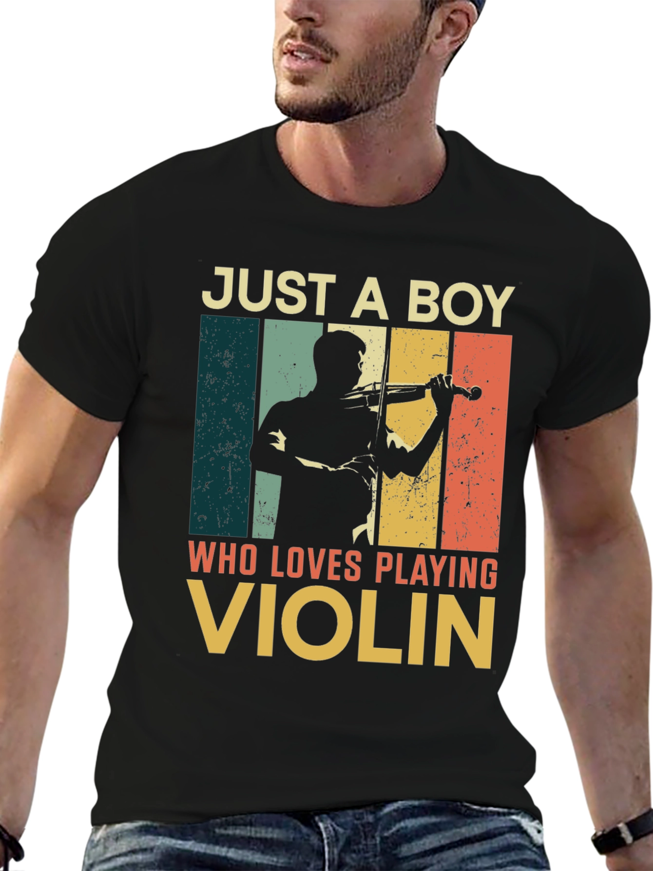Just a Boy Who Loves Playing Violin T-Shirt