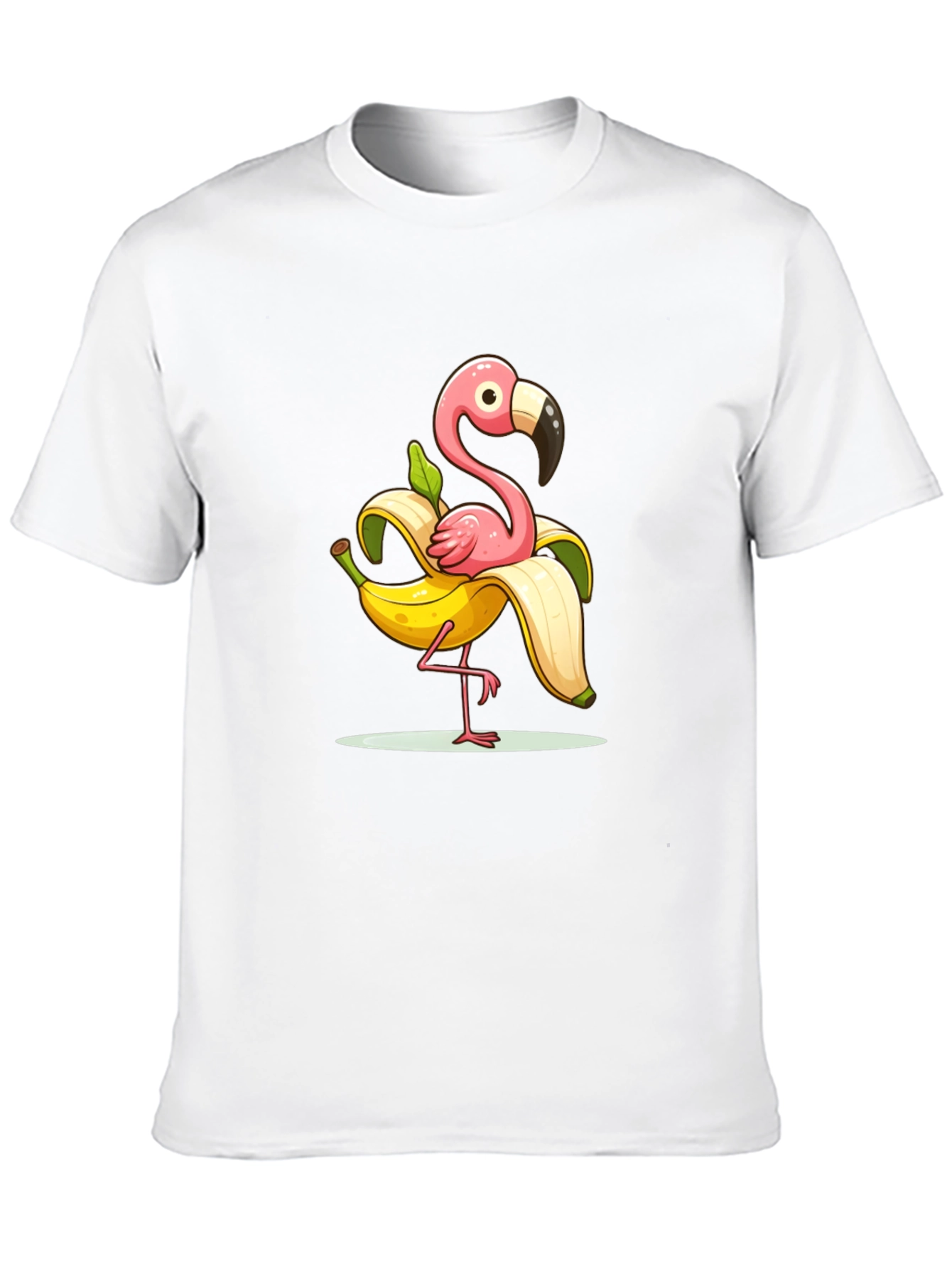 Funny Flamingo Banana T-Shirt
