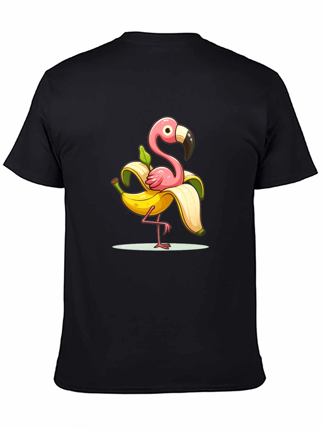 Funny Flamingo Banana T-Shirt