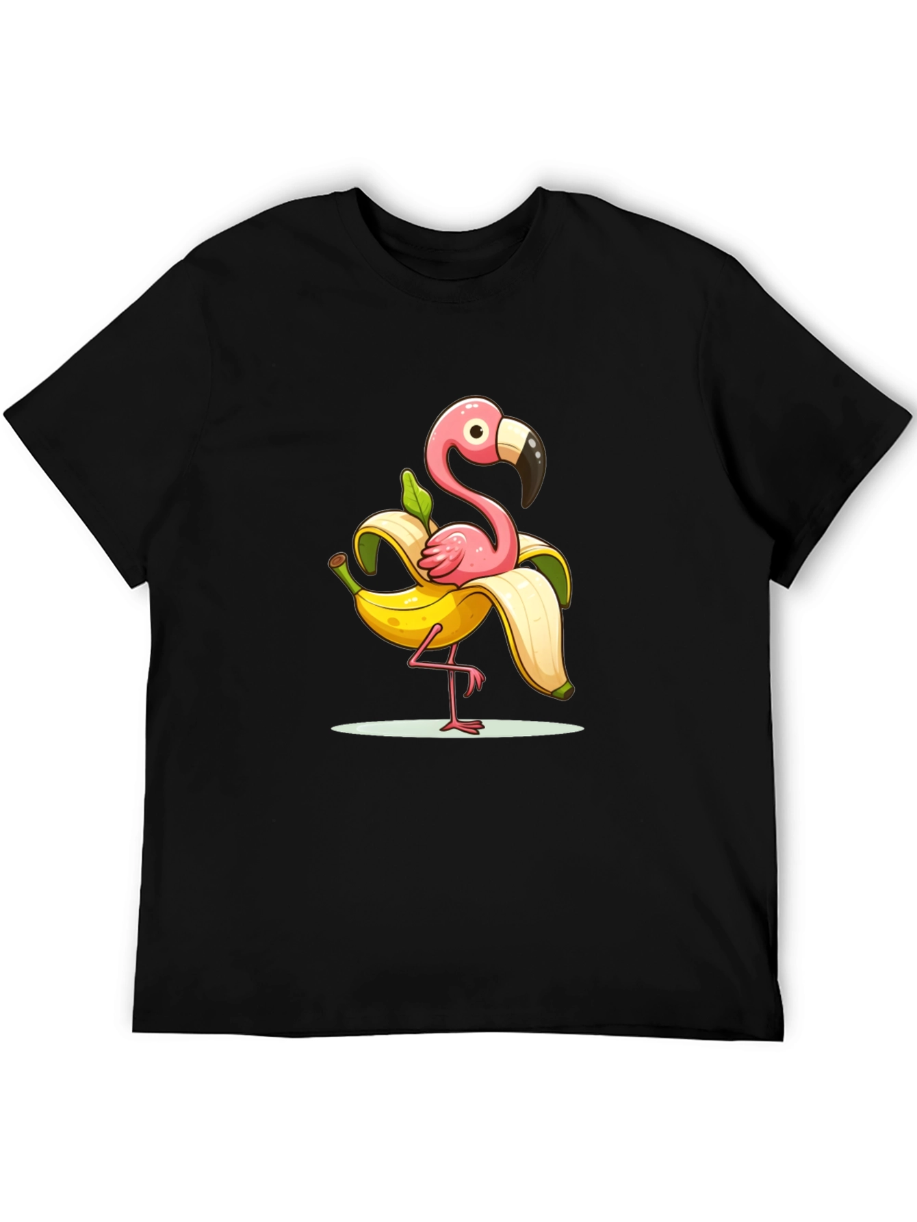 Funny Flamingo Banana T-Shirt