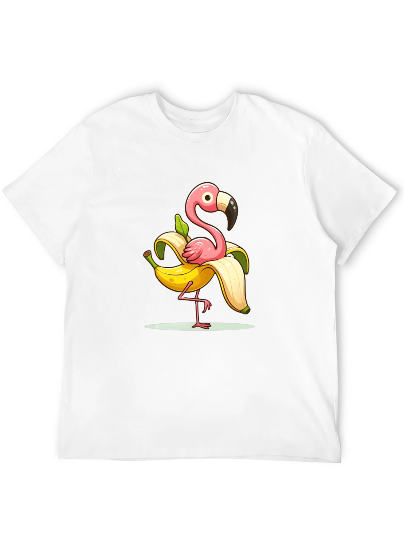 Funny Flamingo Banana T-Shirt
