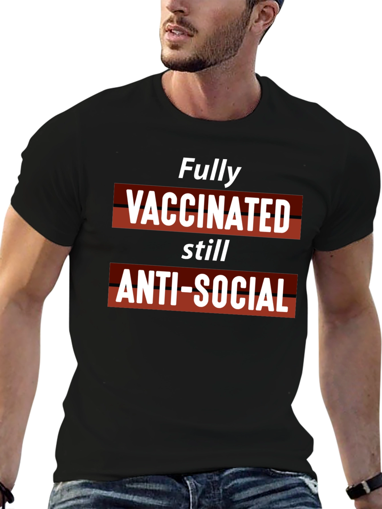 Fully Vaccinated Anti-Social Graphic Tee