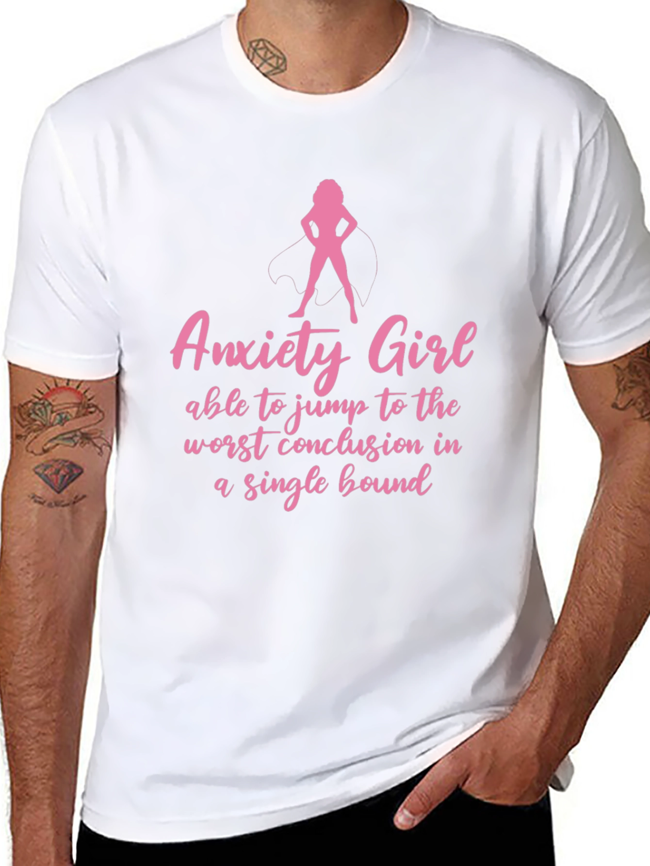 Anxiety Girl Superpower T-Shirt