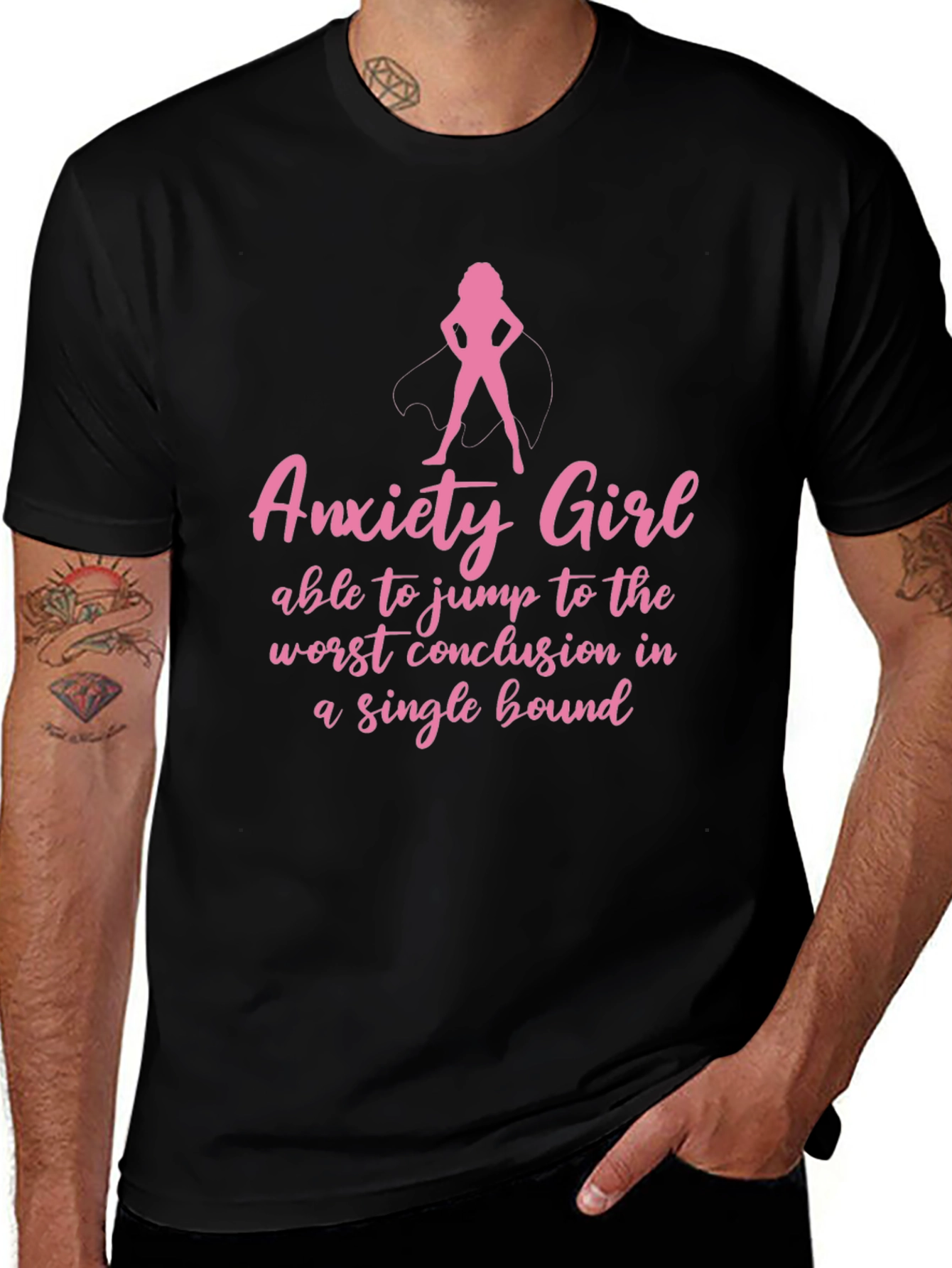 Anxiety Girl Superpower T-Shirt
