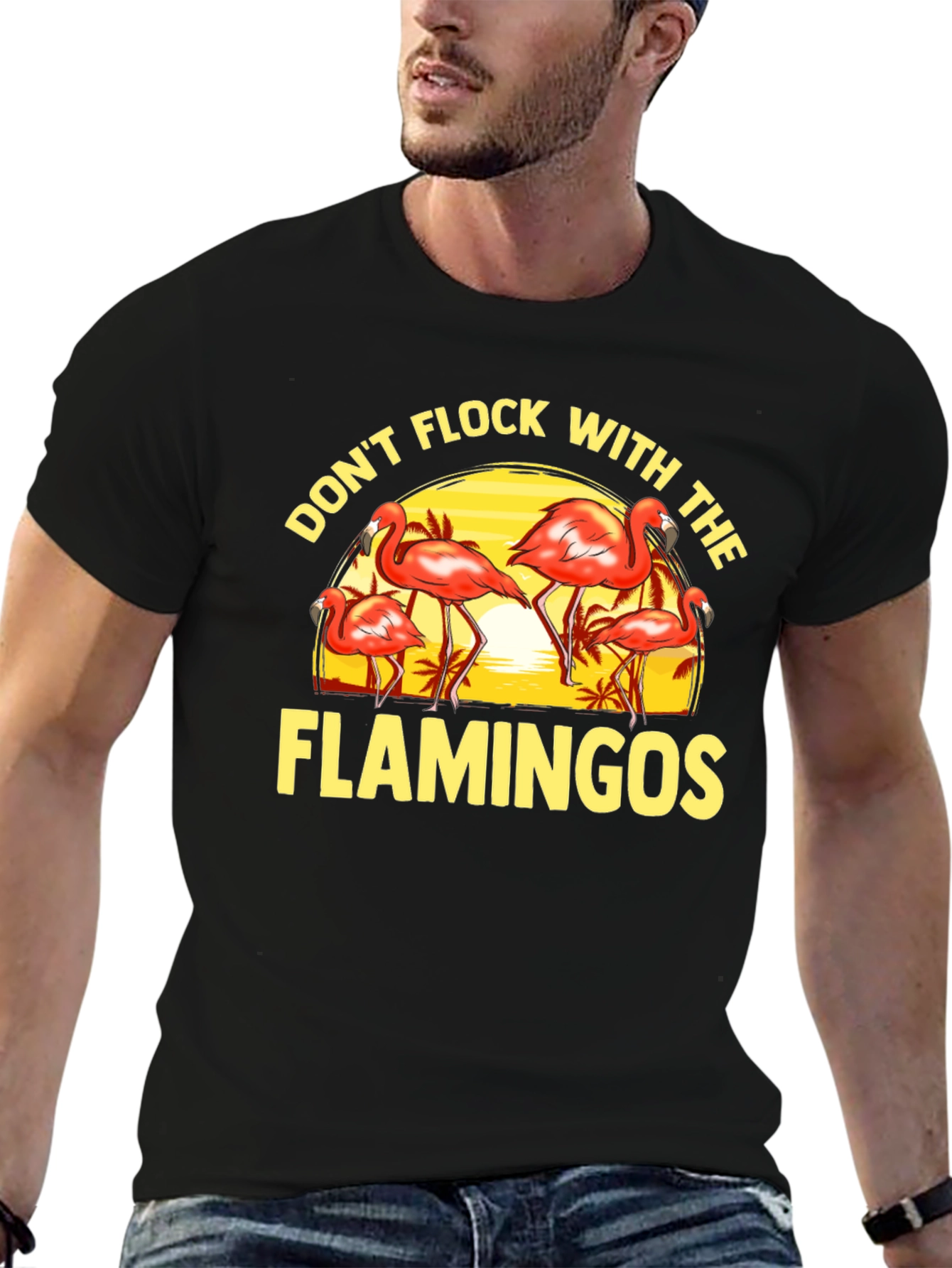 Dont Flock With the Flamingos Graphic Tee
