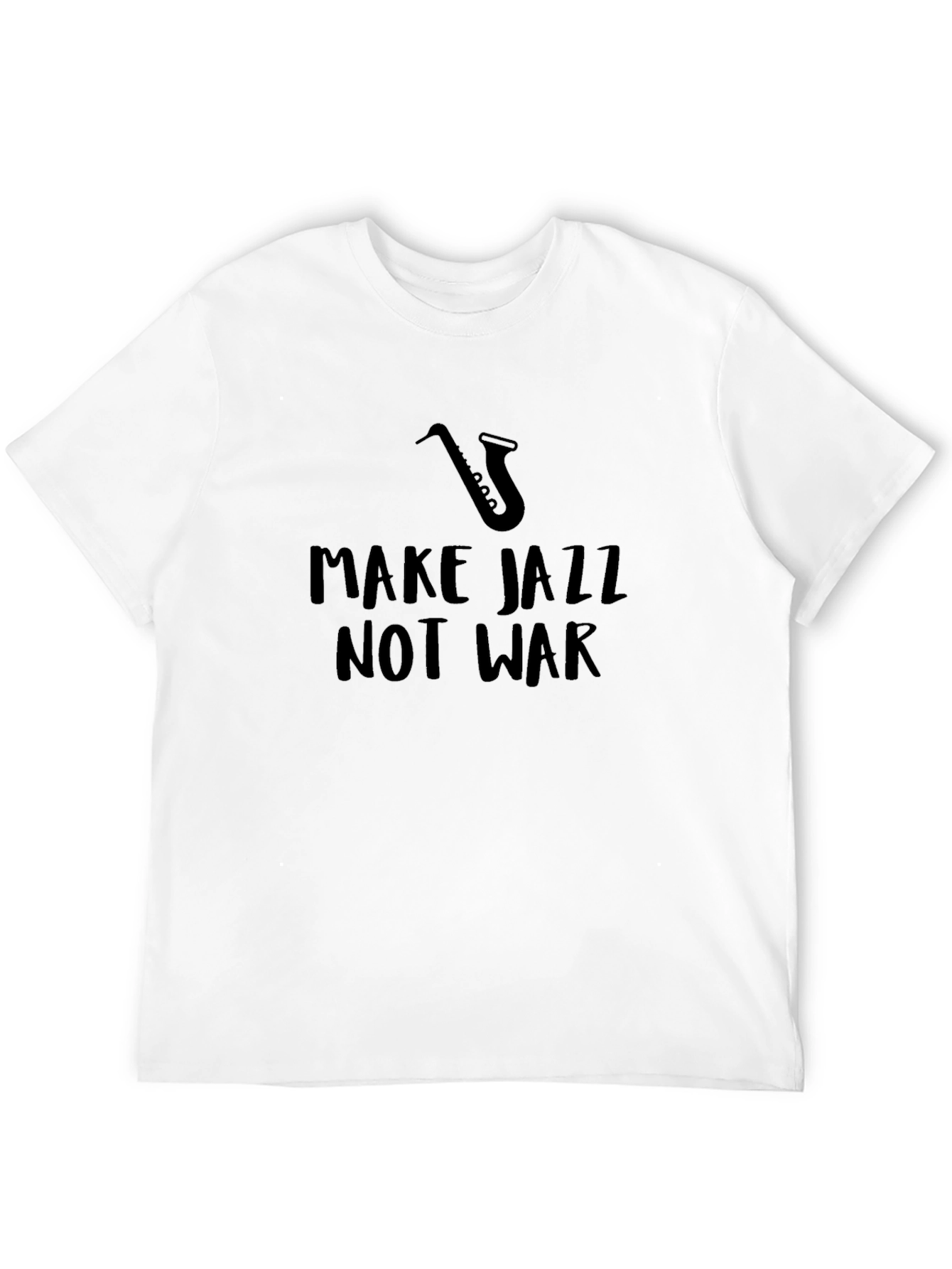 Make Jazz Not War T-Shirt - Cool Musician Tee