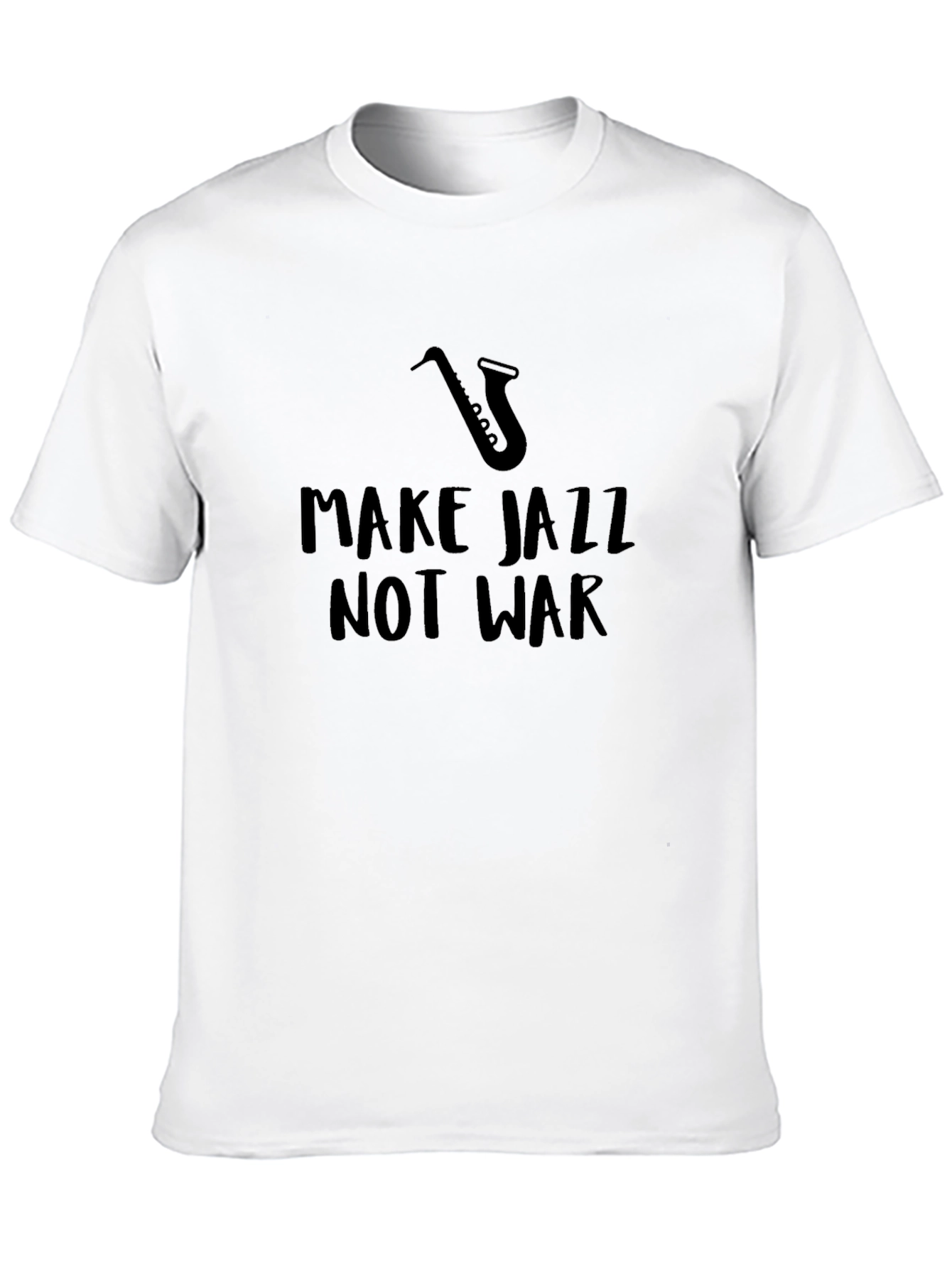 Make Jazz Not War T-Shirt - Cool Musician Tee